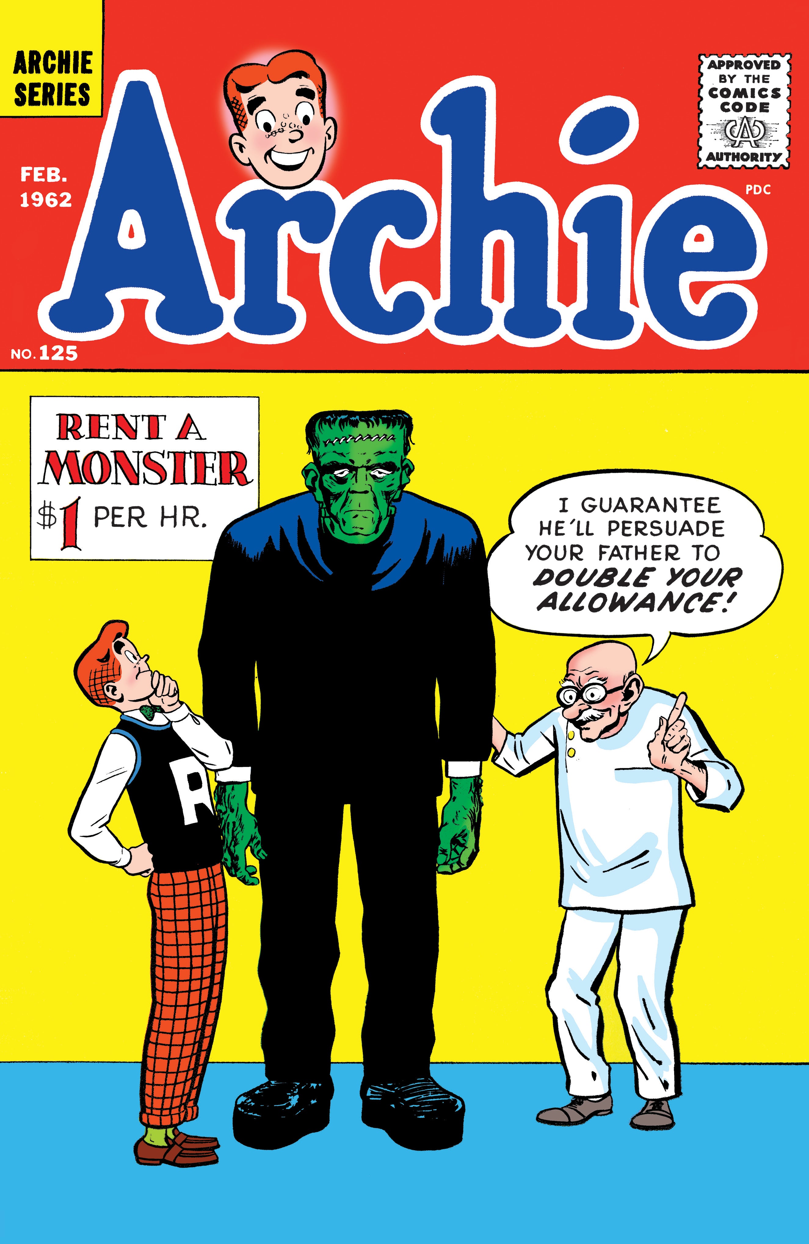 ARCHIE #125 FACSIMILE EDTION CVR A HARRY LUCEY