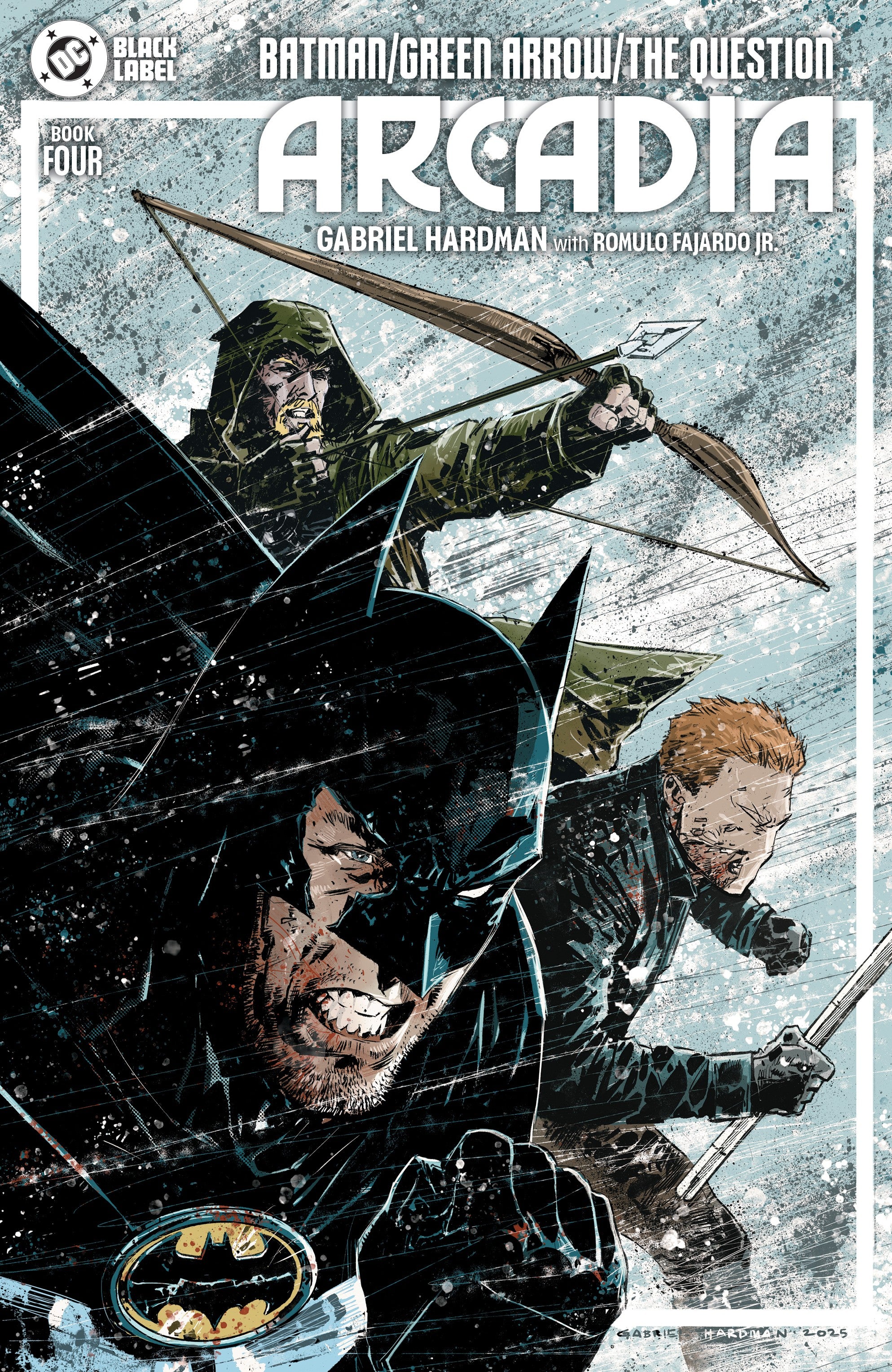 BATMAN GREEN ARROW THE QUESTION ARCADIA #4 (OF 4) CVR A GABRIEL HARDMAN