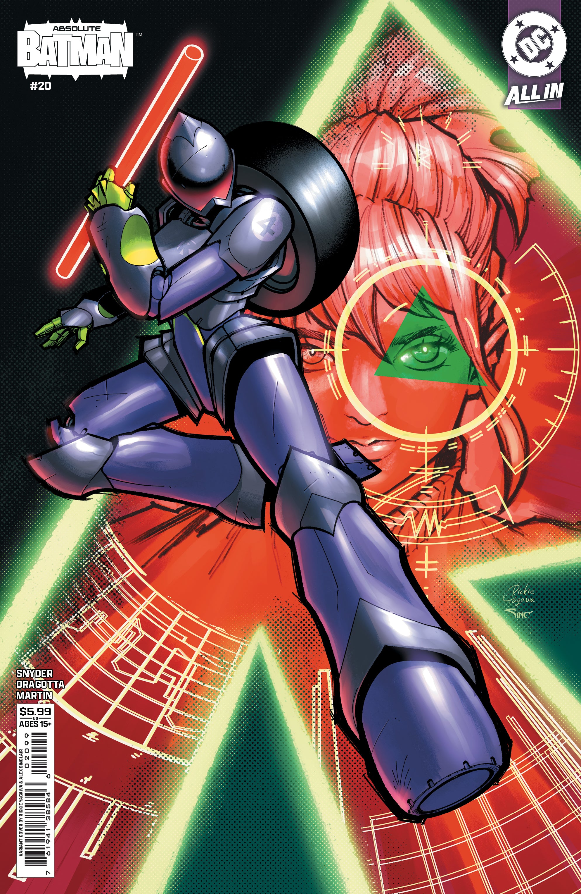 ABSOLUTE BATMAN #20 CVR H RICKIE YAGAWA ALEX & SINCLAIR ROBINS STEPHANIE BROWN CARD STOCK VAR