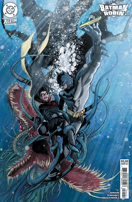 BATMAN AND ROBIN #22 CVR B JUAN FERREYRA CARD STOCK VAR