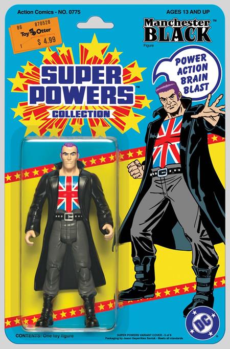ACTION COMICS #775 FACSIMILE EDITION CVR C JASON GEYER & ALEX SAVIUK SUPER POWERS CARD STOCK VAR