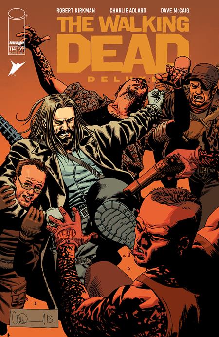 WALKING DEAD DELUXE #114 CVR B CHARLIE ADLARD & DAVE MCCAIG VAR