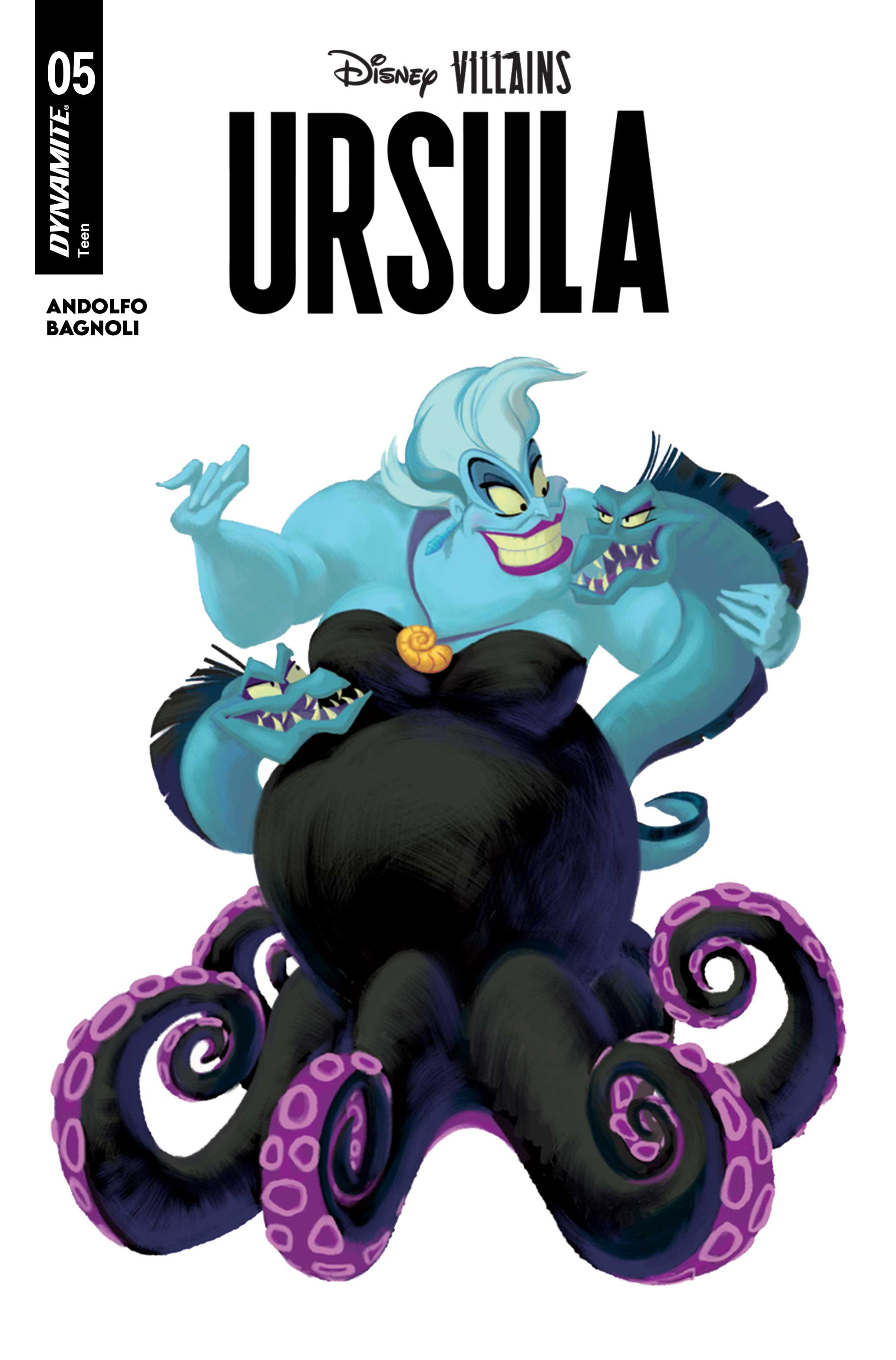 DISNEY VILLAINS URSULA #5 CVR D ANIMATION ART VAR