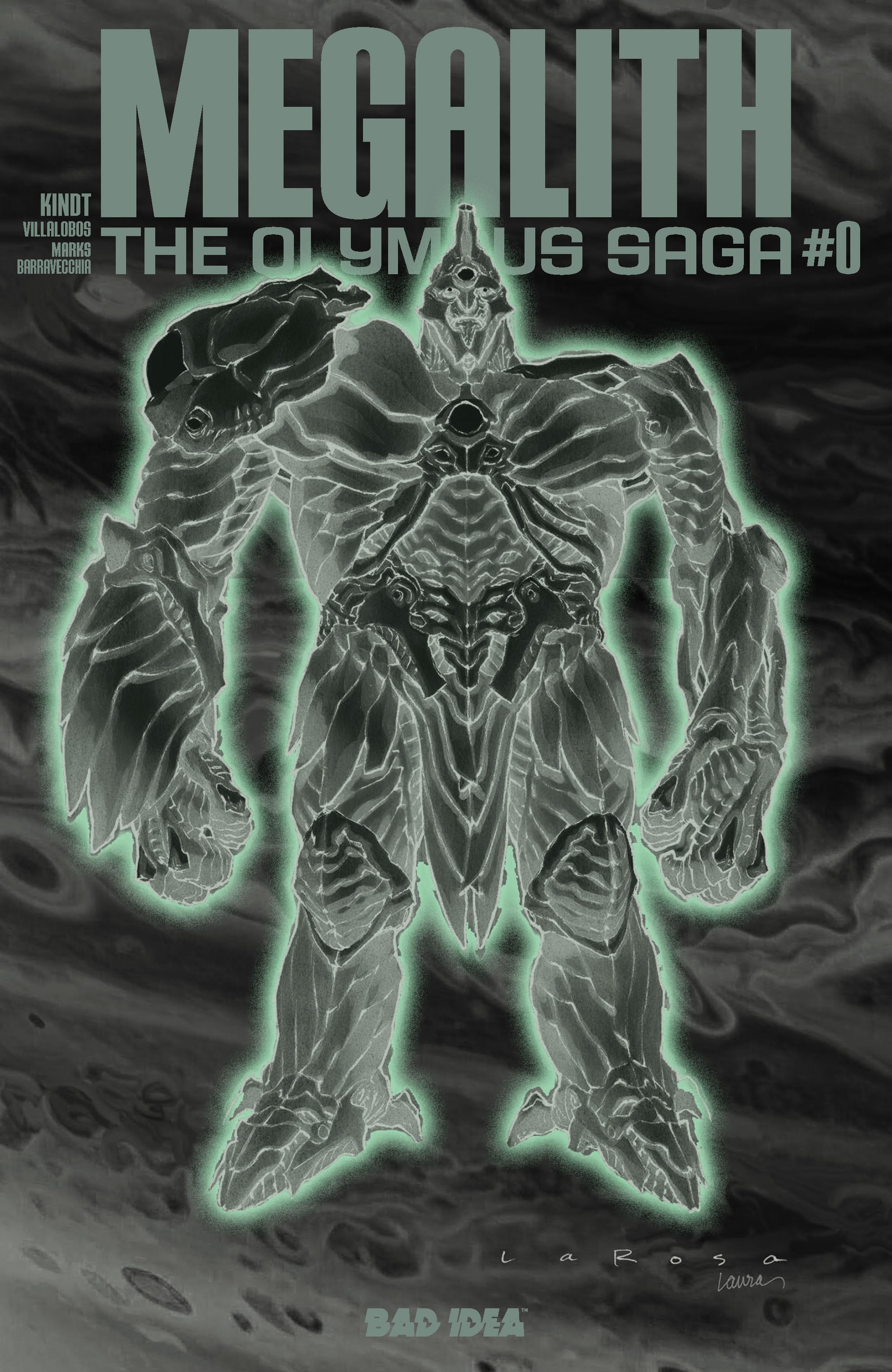 OLYMPUS SAGA MEGALITH #0 (OF 4) CVR D LEWIS LAROSA GLOW IN THE DARK VAR