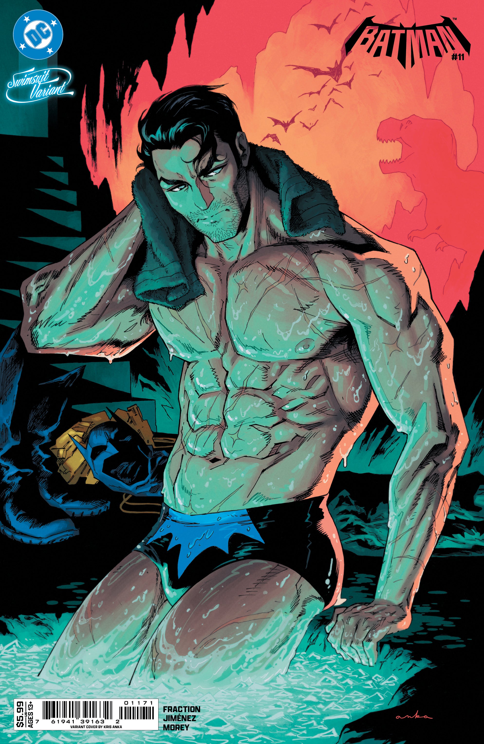BATMAN #11 CVR F CHRIS ANKA SWIMSUIT CARD STOCK VAR