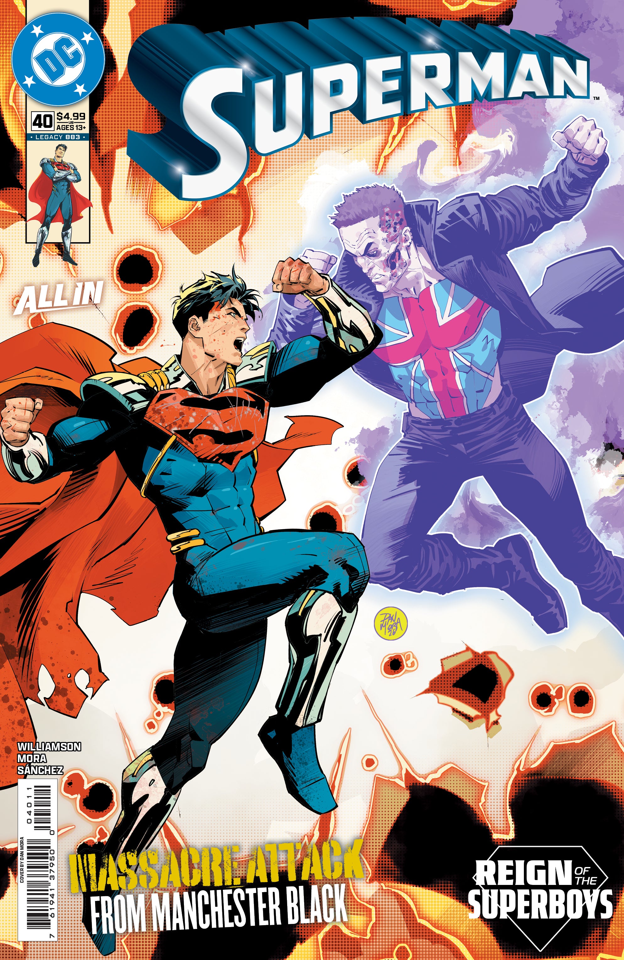 SUPERMAN #40 CVR A DAN MORA