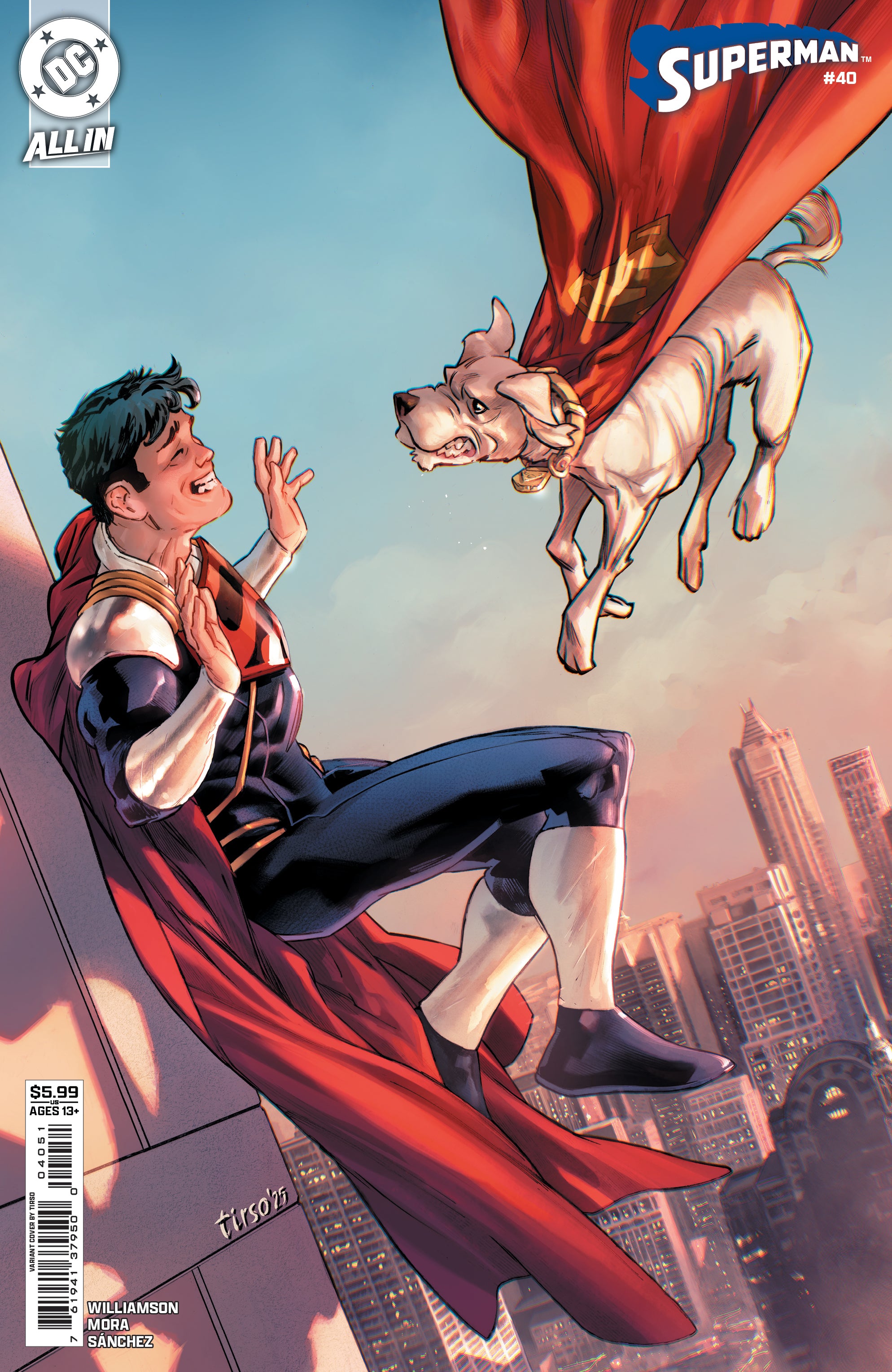 SUPERMAN #40 CVR E TIRSO CONS CARD STOCK VAR