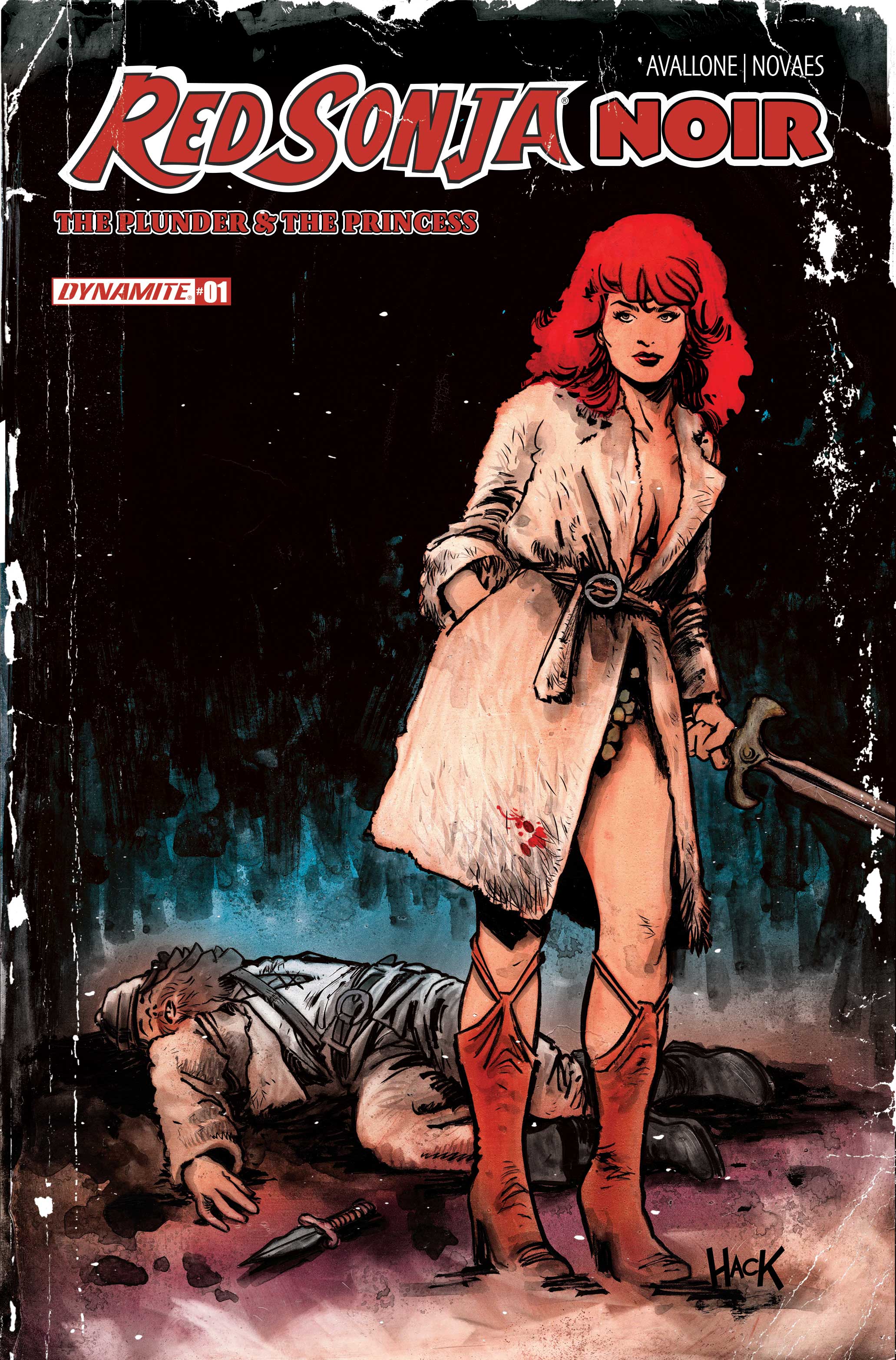 RED SONJA NOIR THE PLUNDER AND THE PRINCESS #1 (ONE SHOT) CVR B ROBERT HACK VAR