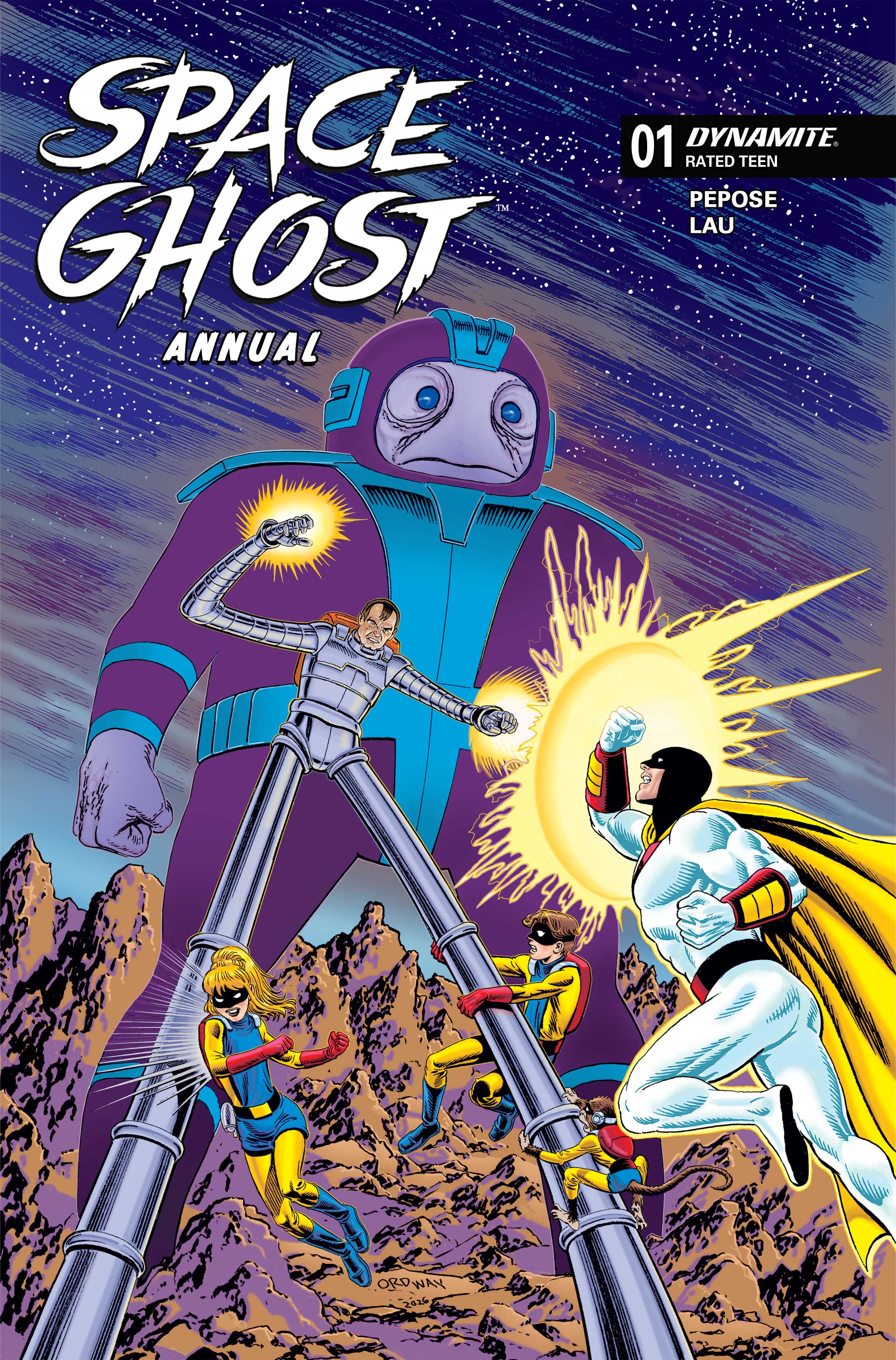 SPACE GHOST ANNUAL #1 (ONE SHOT) CVR D JERRY ORDWAY VAR