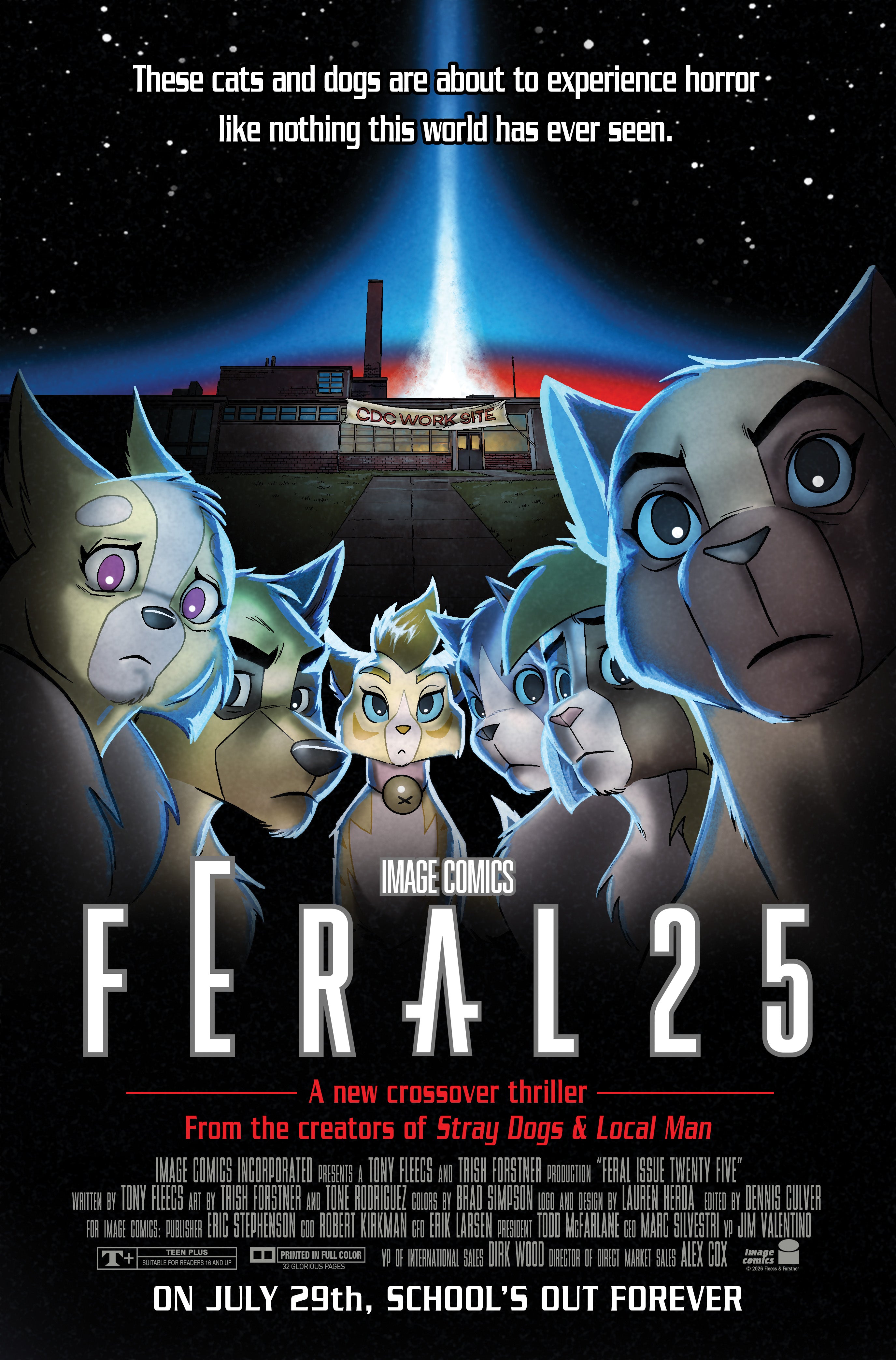 FERAL #25 CVR B TONE RODRIGUEZ & ALLEN PASSALAQUA FACULTY HOMAGE VAR