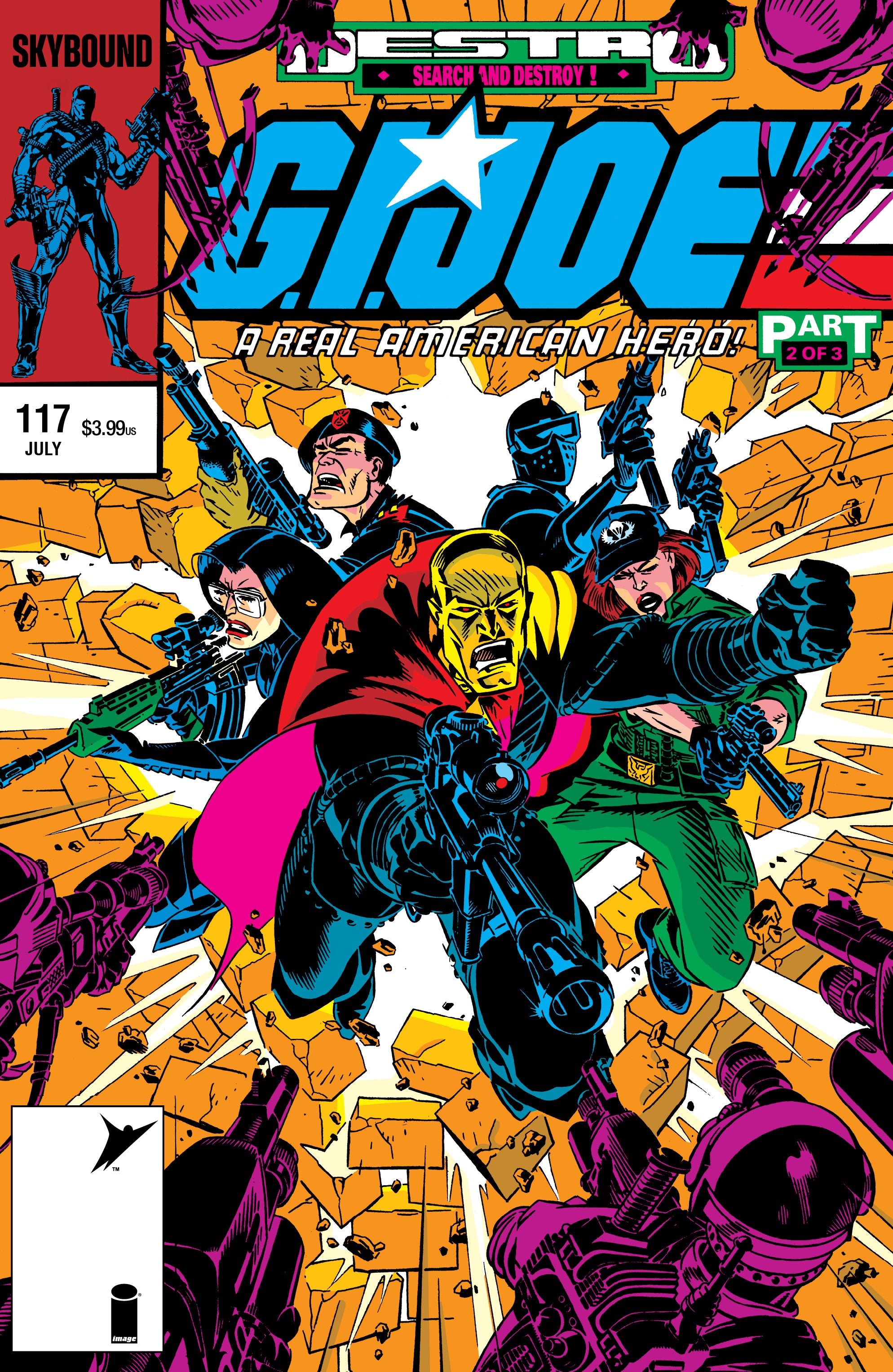 GI JOE A REAL AMERICAN HERO #117 HAMA FILES EDITION CVR A MICHAEL GOLDEN