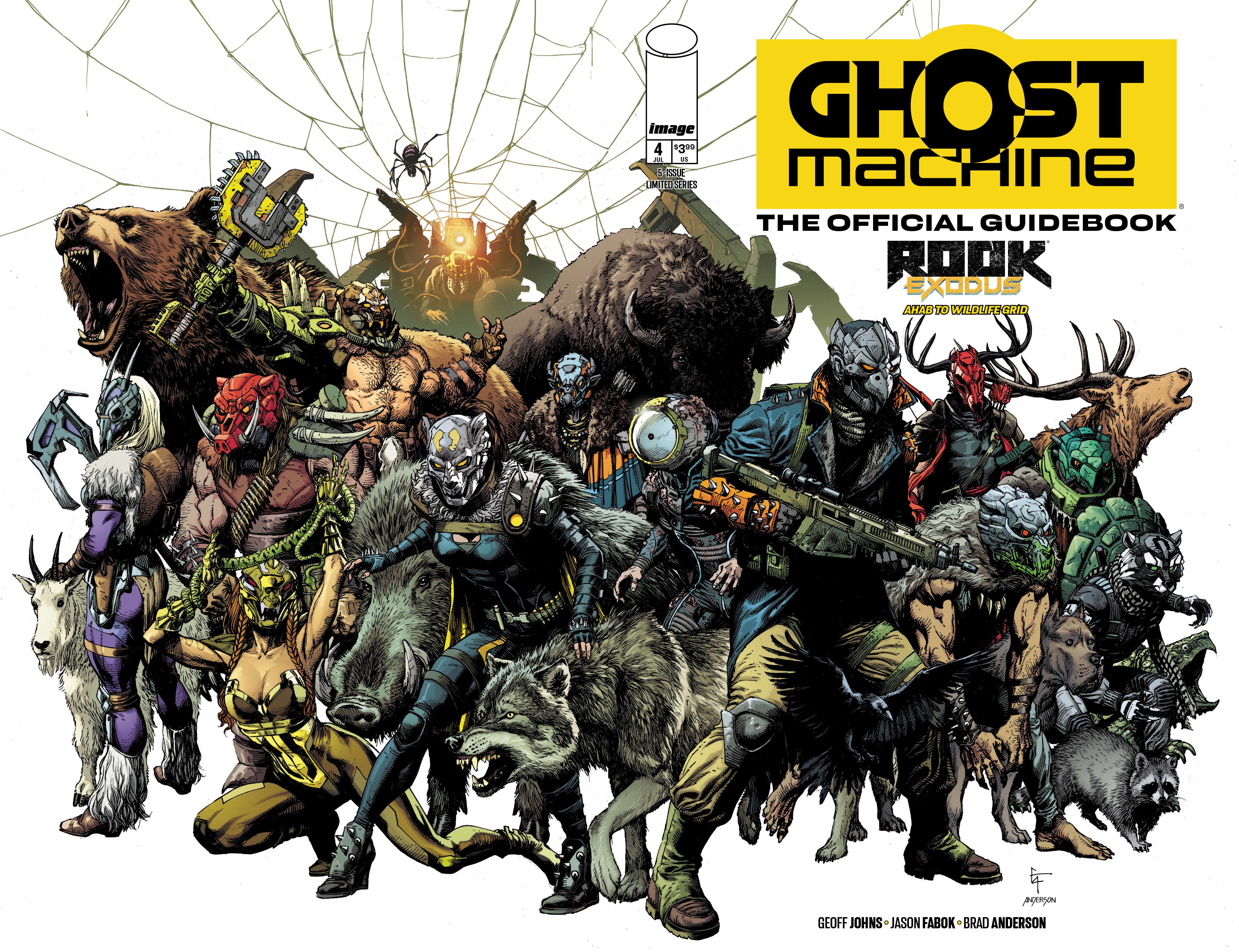 GHOST MACHINE THE OFFICIAL GUIDEBOOK #4 (OF 5) CVR A GARY FRANK & BRAD ANDERSON WRAPAROUND