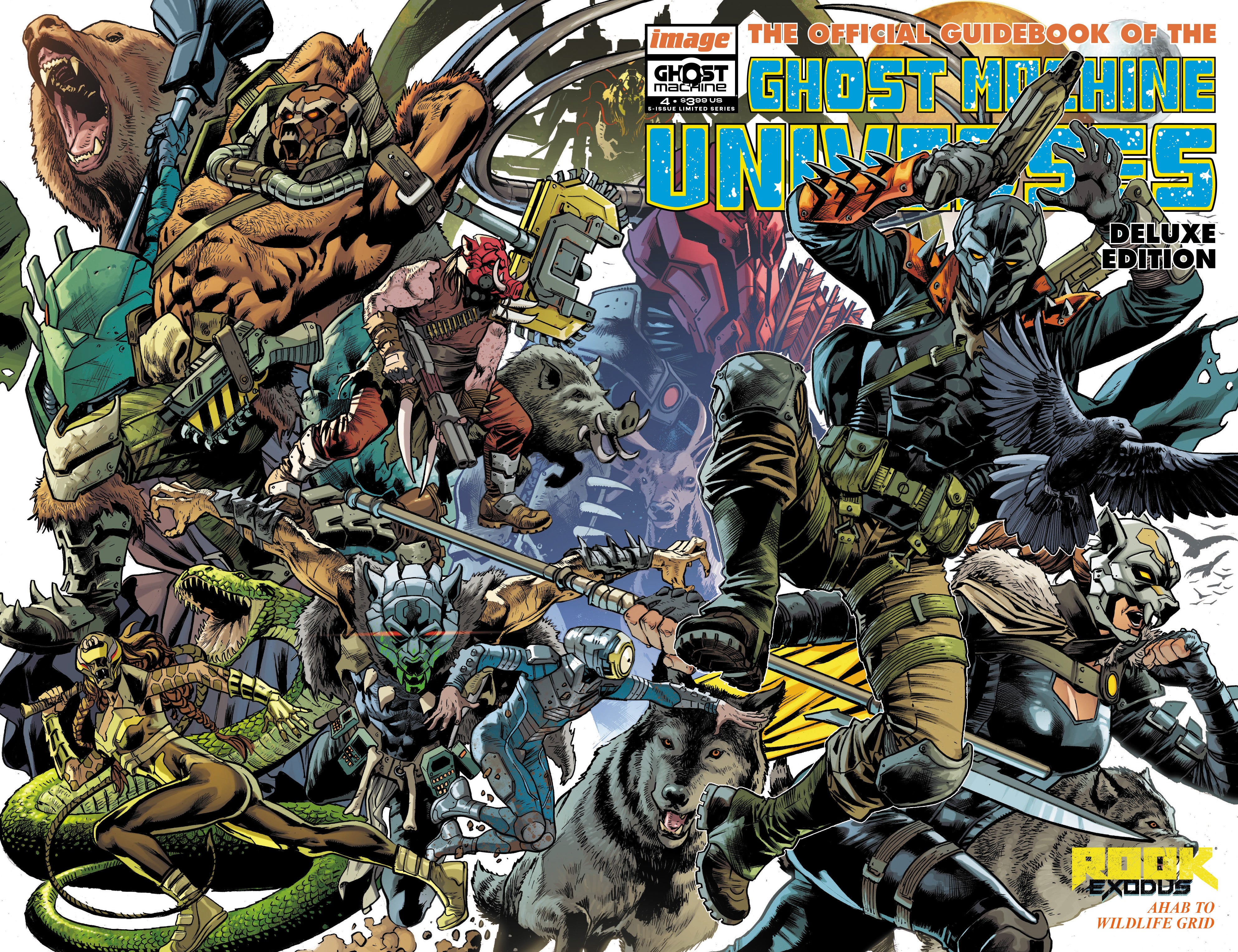 GHOST MACHINE THE OFFICIAL GUIDEBOOK #4 (OF 5) CVR B BRYAN HITCH & BRAD ANDERSON WRAPAROUND VAR