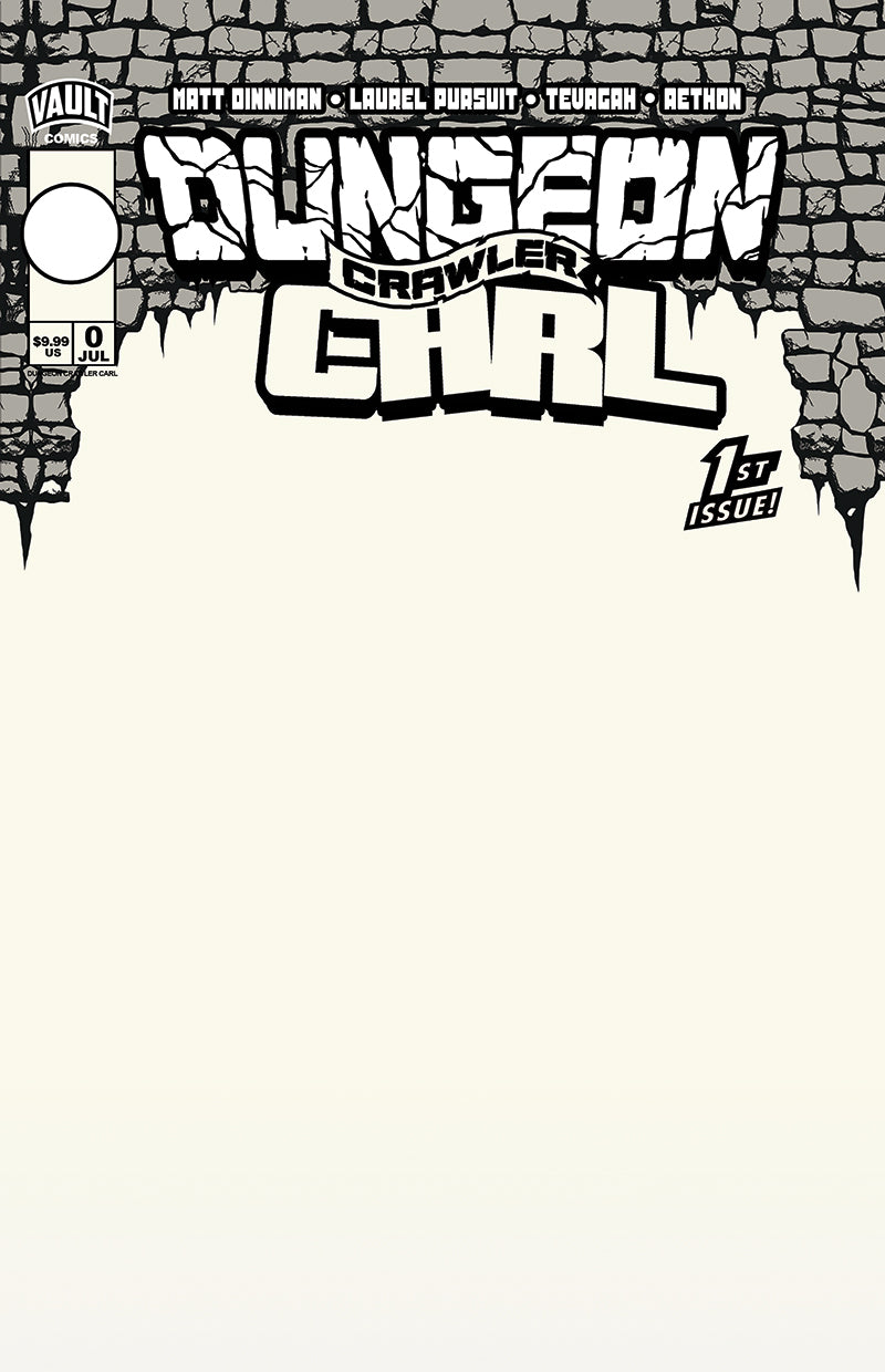 DUNGEON CRAWLER CARL SPECIAL EDITION #0 CVR E BLANK SKETCH VAR