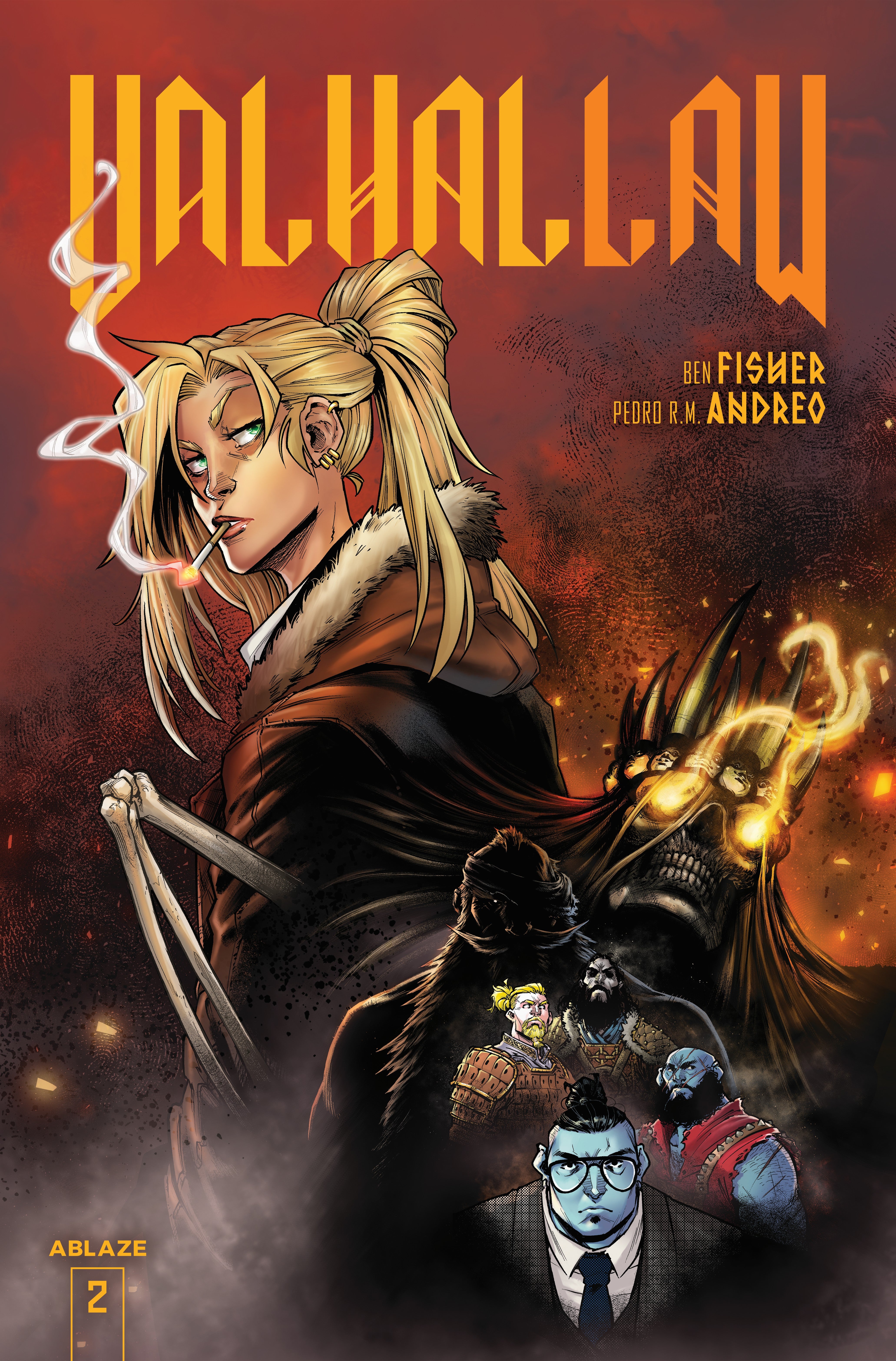 VALHALLAW #2 (OF 5) CVR A PEDRO RM ANDREO