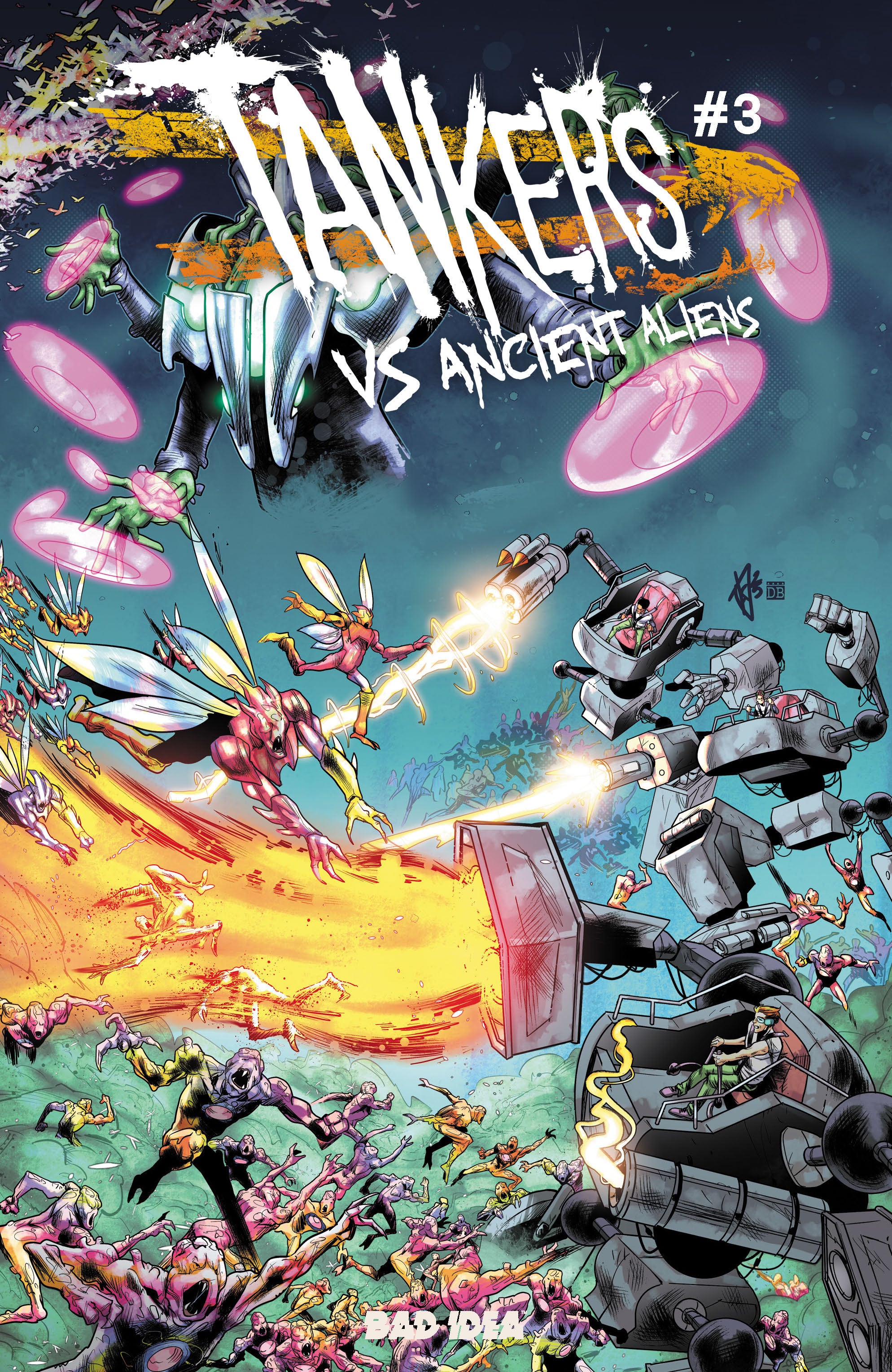 TANKERS VS ANCIENT ALIENS # 3 (OF 4) CVR A FREDERICA MANCIN