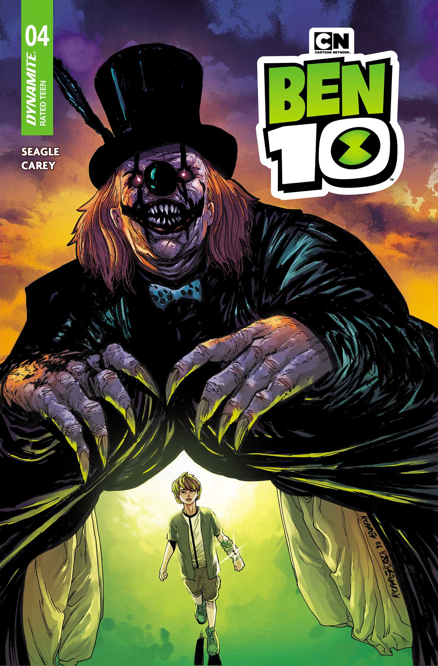 BEN 10 #4 CVR O ROBERT CAREY FOIL VAR