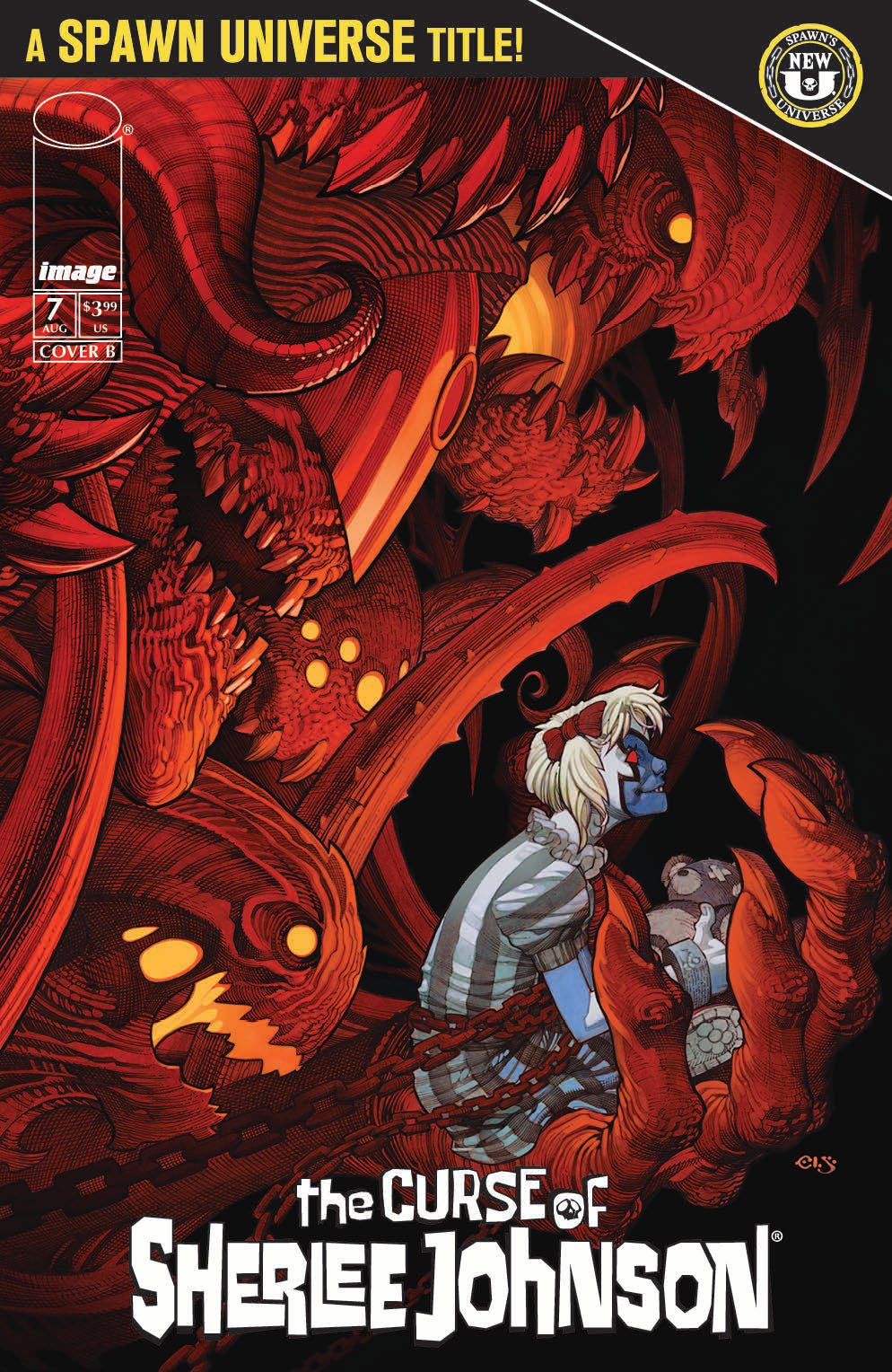 SPAWN THE CURSE OF SHERLEE JOHNSON #7 CVR B CHRIS STEVENS VAR