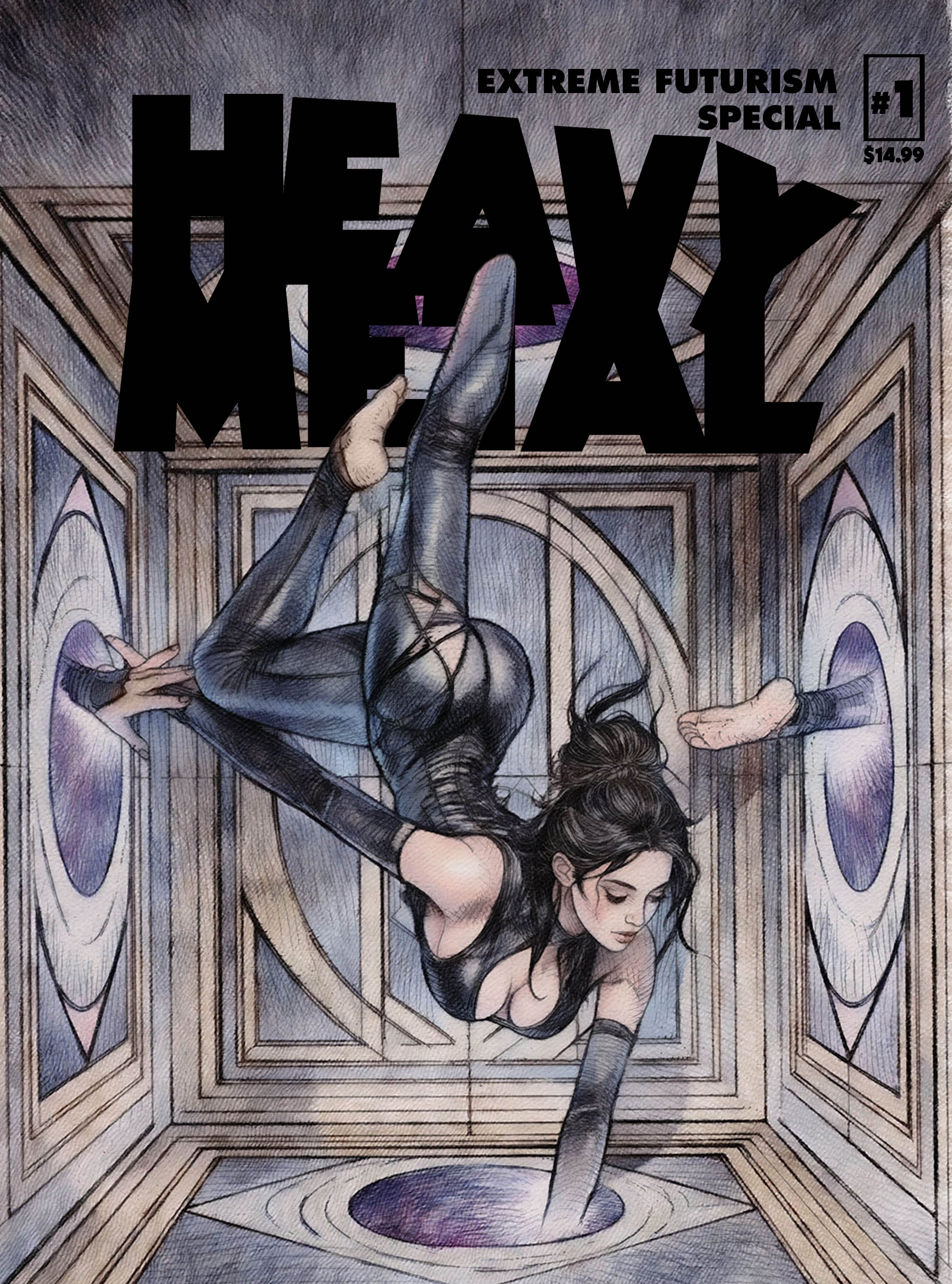 HEAVY METAL MAGAZINE SPECIAL EXTREME FUTURISM #1 CVR A MARCO TURINI
