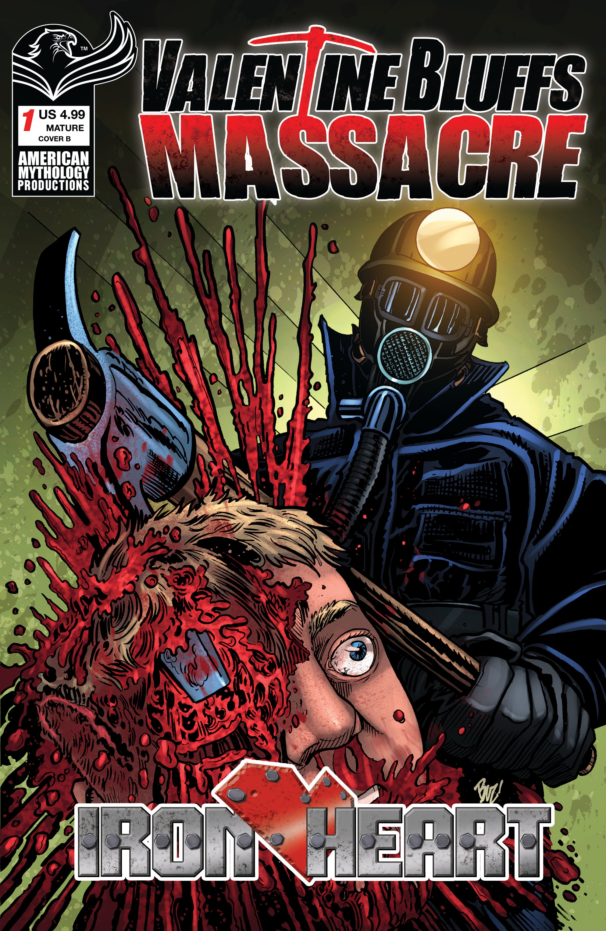 VALENTINE BLUFFS MASSACRE IRON HEART #1 (OF 2) CVR B BUZ HASSON VAR