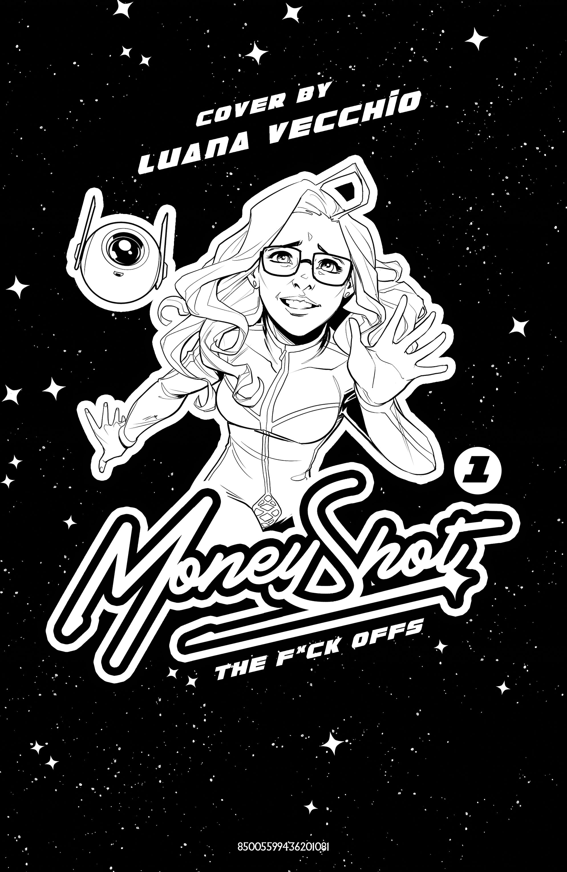 MONEY SHOT THE F* OFFS #1 (OF 5) CVR H LUANA VECCHIO NSFW BLACK BAG VAR
