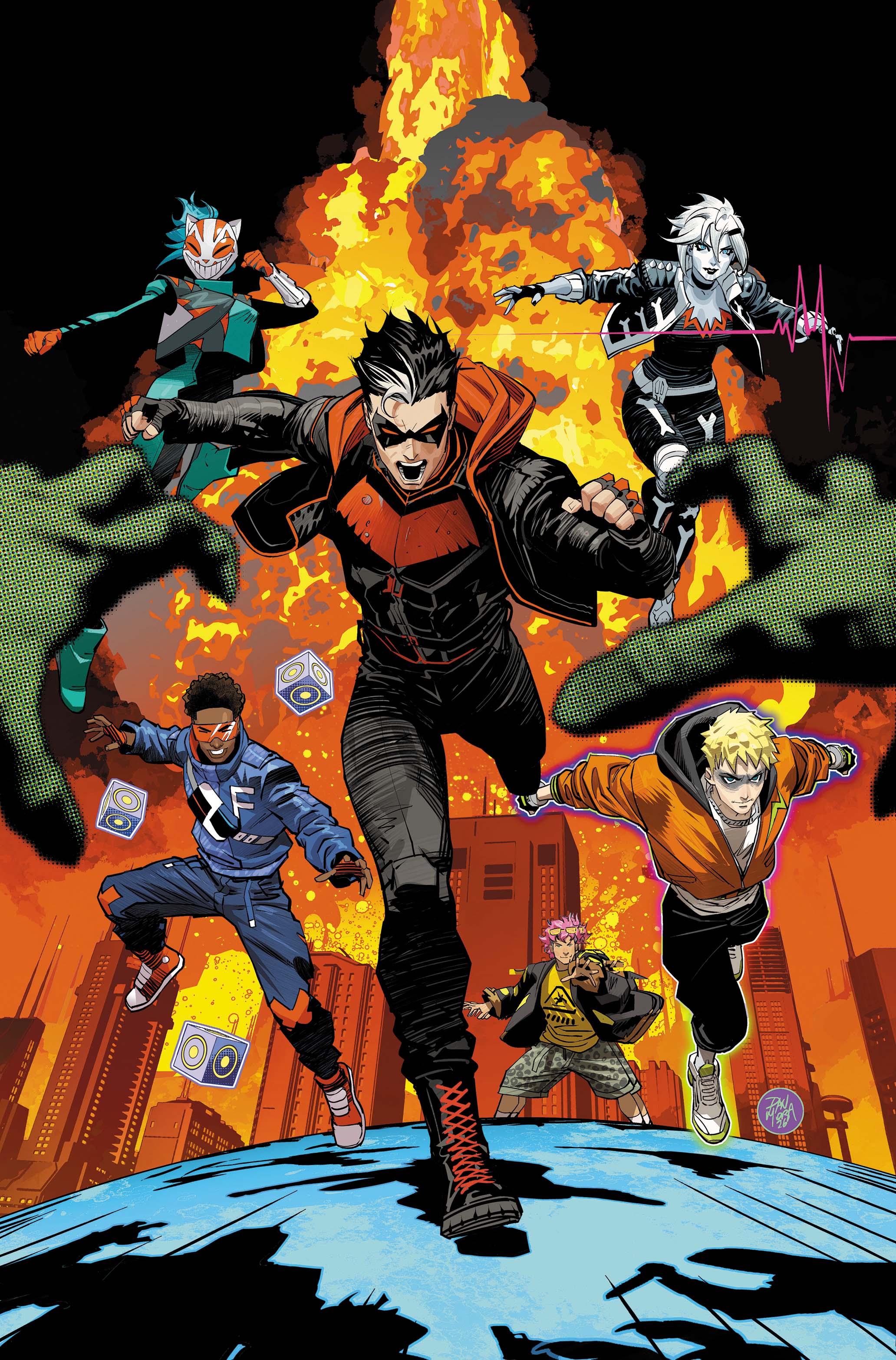 TEEN TITANS #1 CVR B DAN MORA CARD STOCK VAR