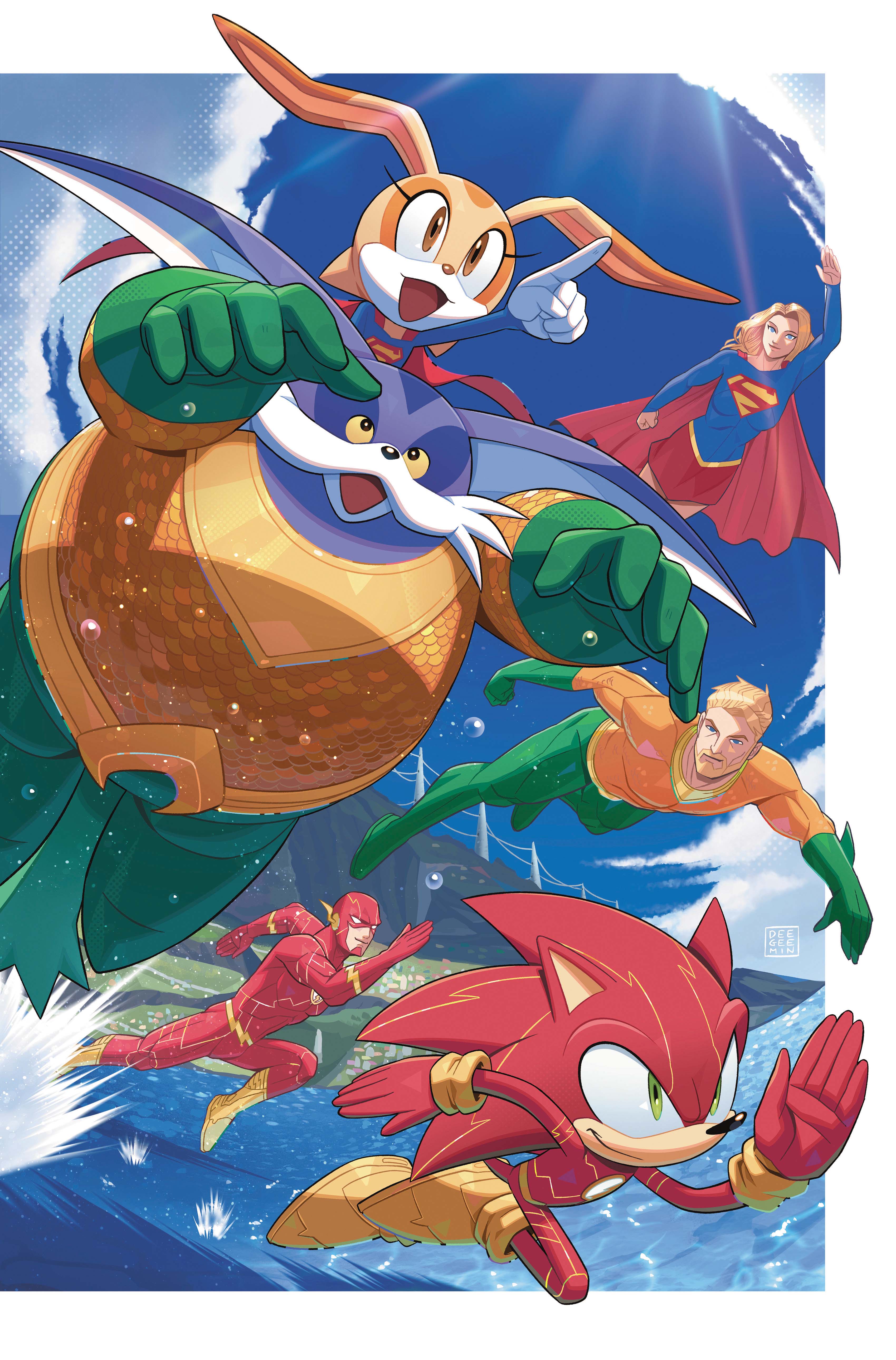 DC X SONIC THE HEDGEHOG METAL LEGION #5 (OF 5) CVR B MIN HO KIM CARD STOCK VAR
