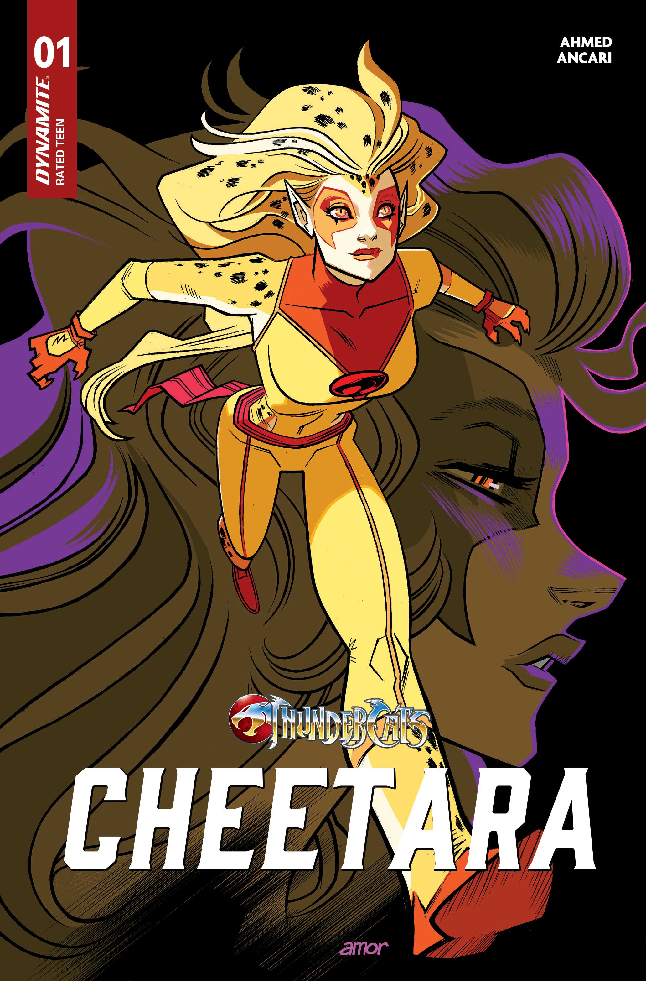 THUNDERCATS CHEETARA #1 CVR B JOHN AMOR VAR