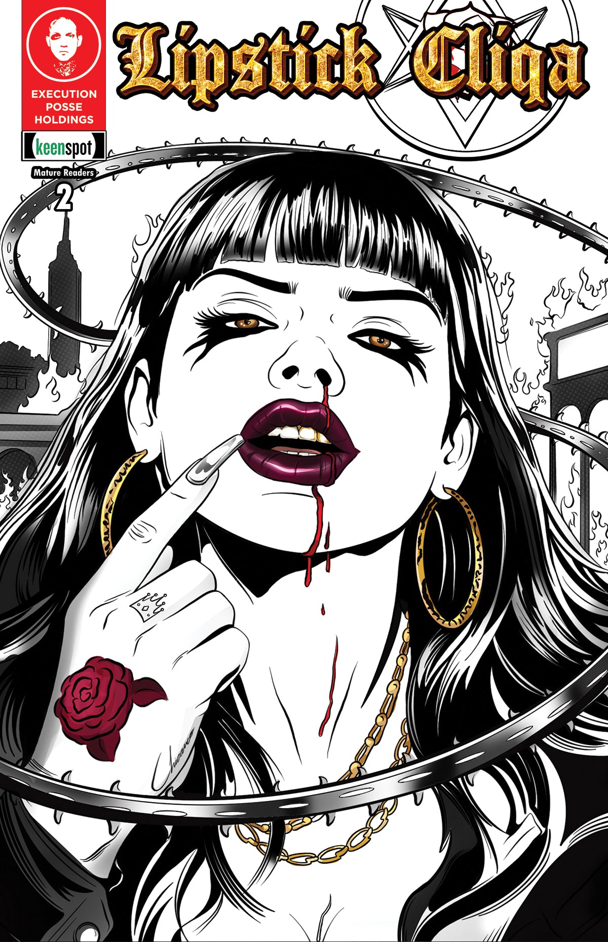 LIPSTICK CLIQA DELUXE EDITION #2 (OF 3) CVR C J SELIN NOSEBLEED VAR