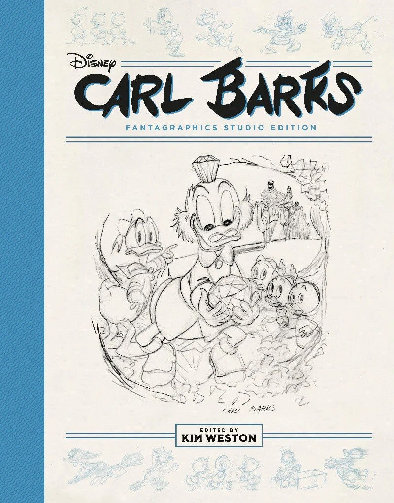 CARL BARKS PENCILS AND STORYBOARDS HC KING SCROOGE THE FIRST AND OTHER STORIES THE FANTAGRAPHICS STUDIO EDITION graphic novel cover