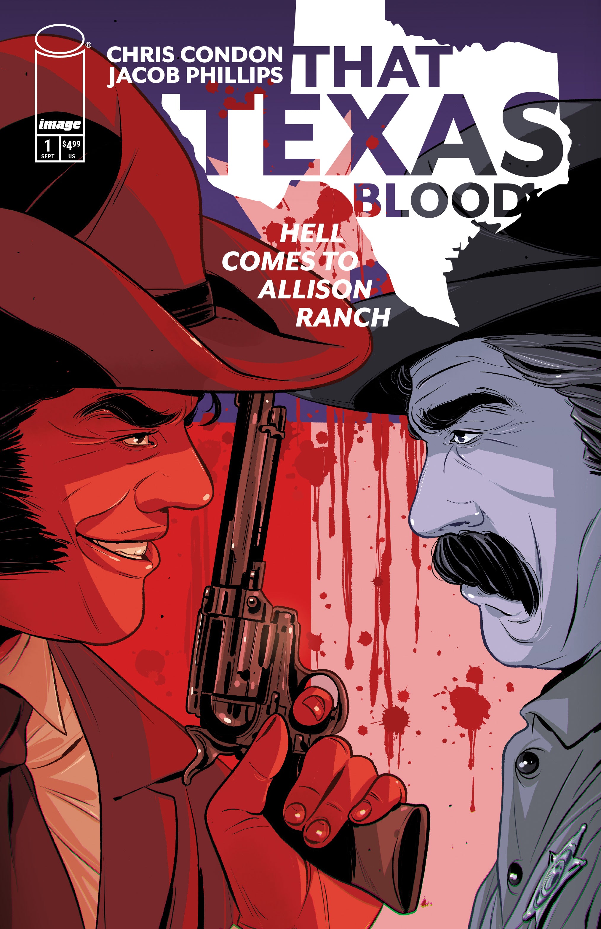 THAT TEXAS BLOOD HELL COMES TO ALLISON RANCH #1 (OF 6) CVR C LUANA VECCHIO VAR