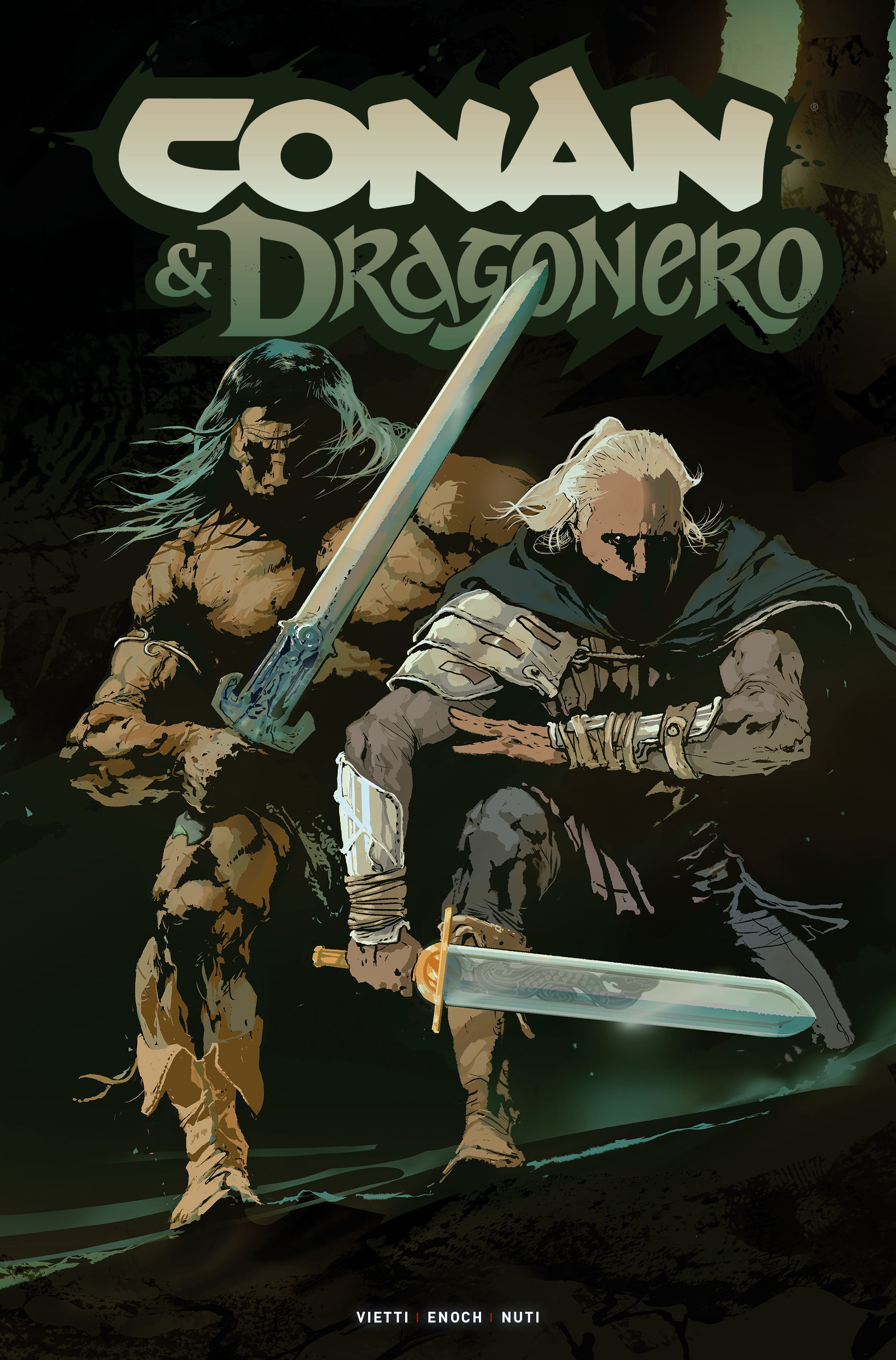 CONAN THE BARBARIAN AND DRAGONERO #5 (OF 7) CVR C STEVAN SUBIC FOIL VAR