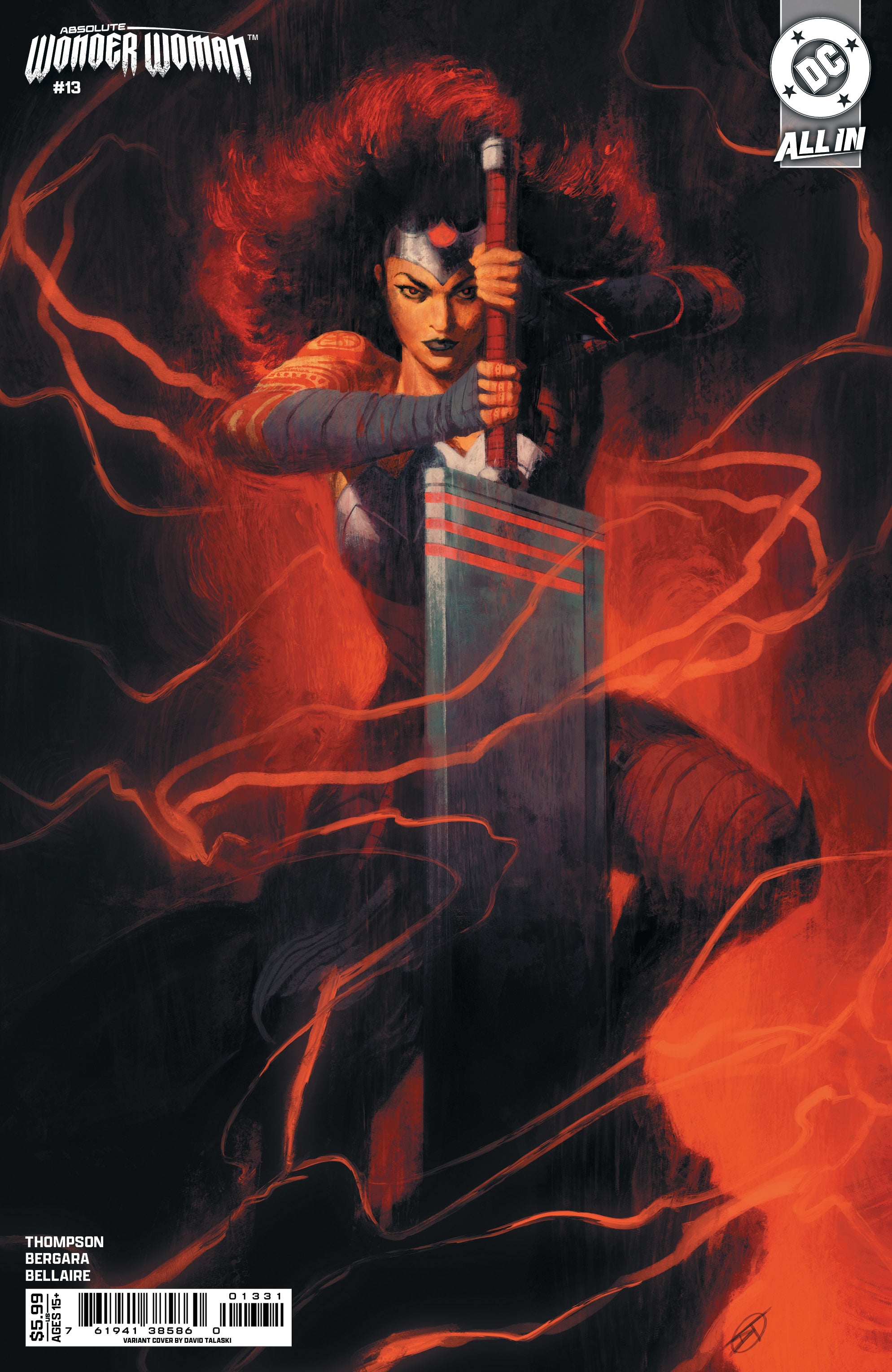 ABSOLUTE WONDER WOMAN #13 CVR C DAVID TALASKI CARD STOCK VAR