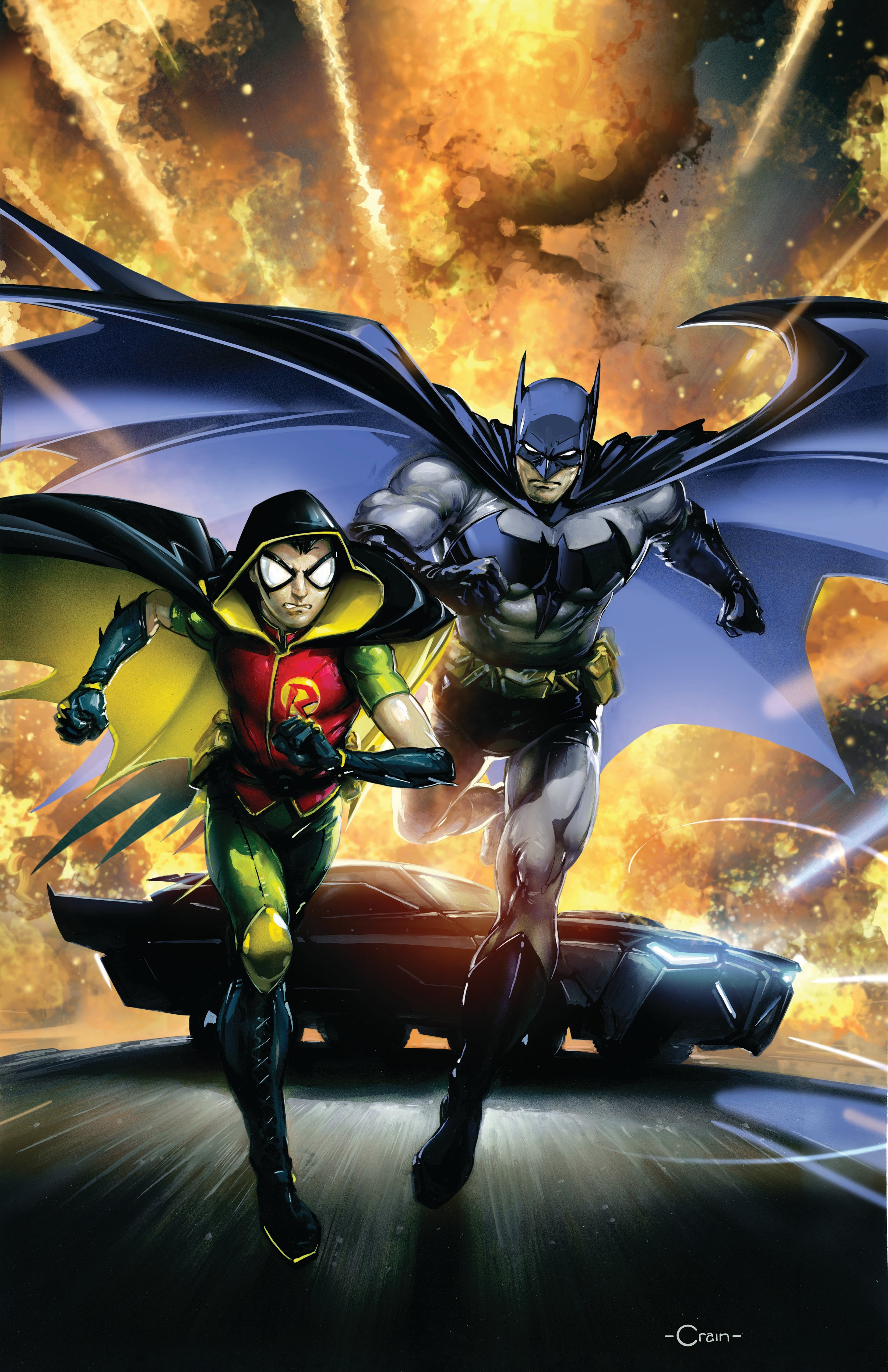 BATMAN AND ROBIN #26 CVR C CLAYTON CRAIN CARD STOCK VAR