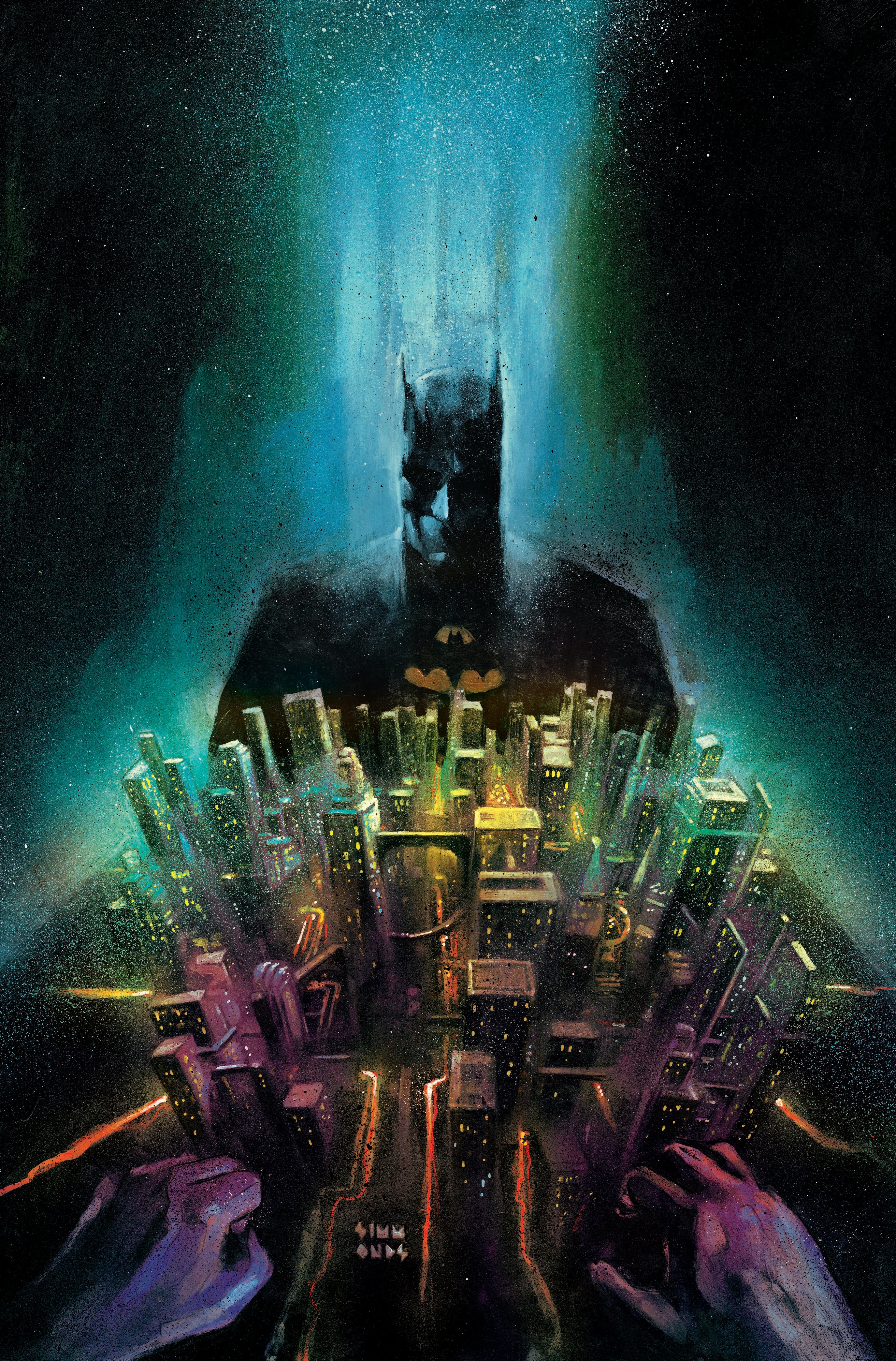BATMAN DARK PATTERNS #11 (OF 12) CVR B MARTIN SIMMONDS CARD STOCK VAR