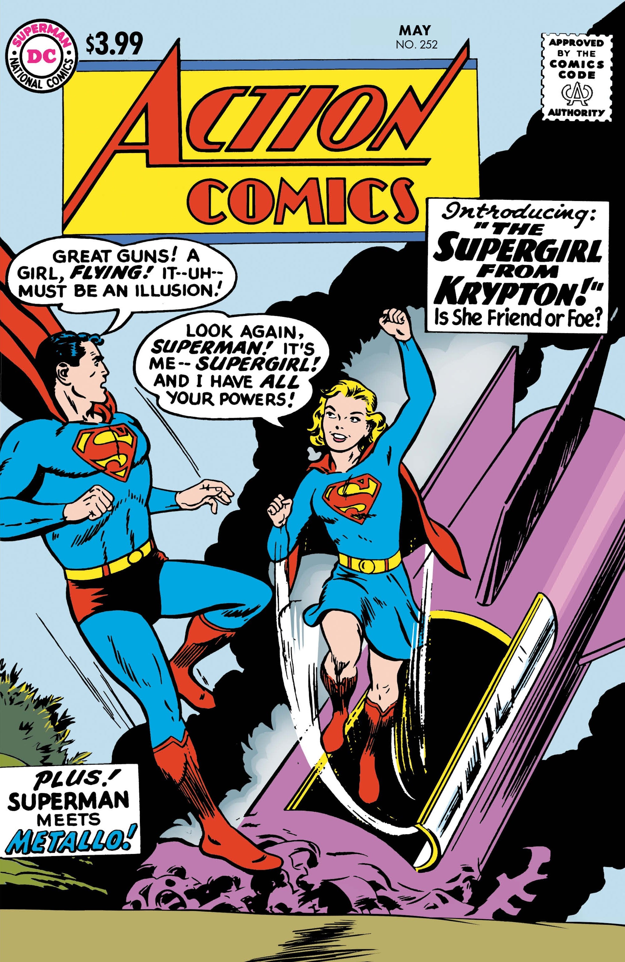 ACTION COMICS #252 FACSIMILE EDITION CVR A CURT SWAN