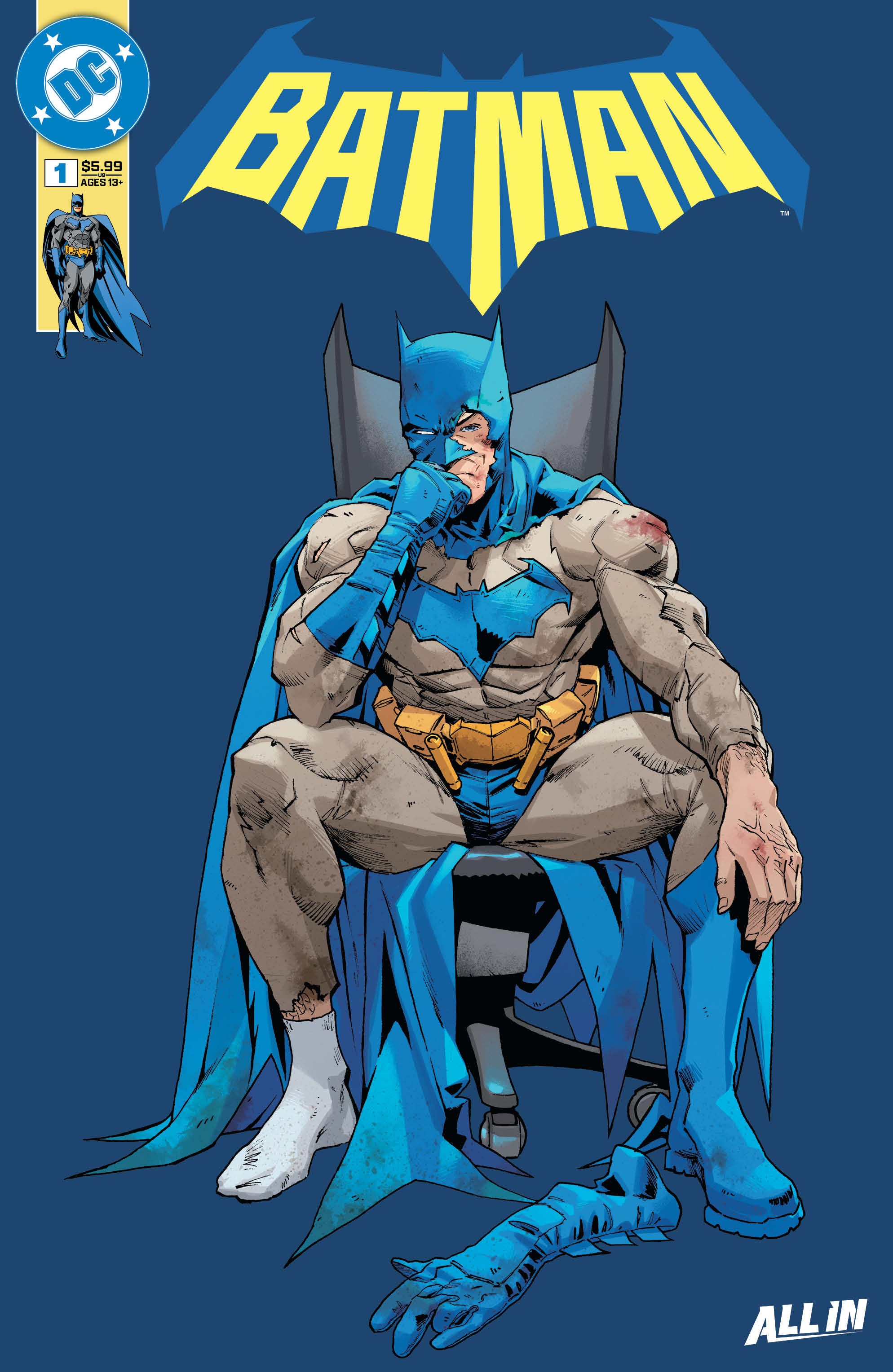 BATMAN #1 SECOND PRINTING CVR D JORGE JIMENEZ CARD STOCK VAR