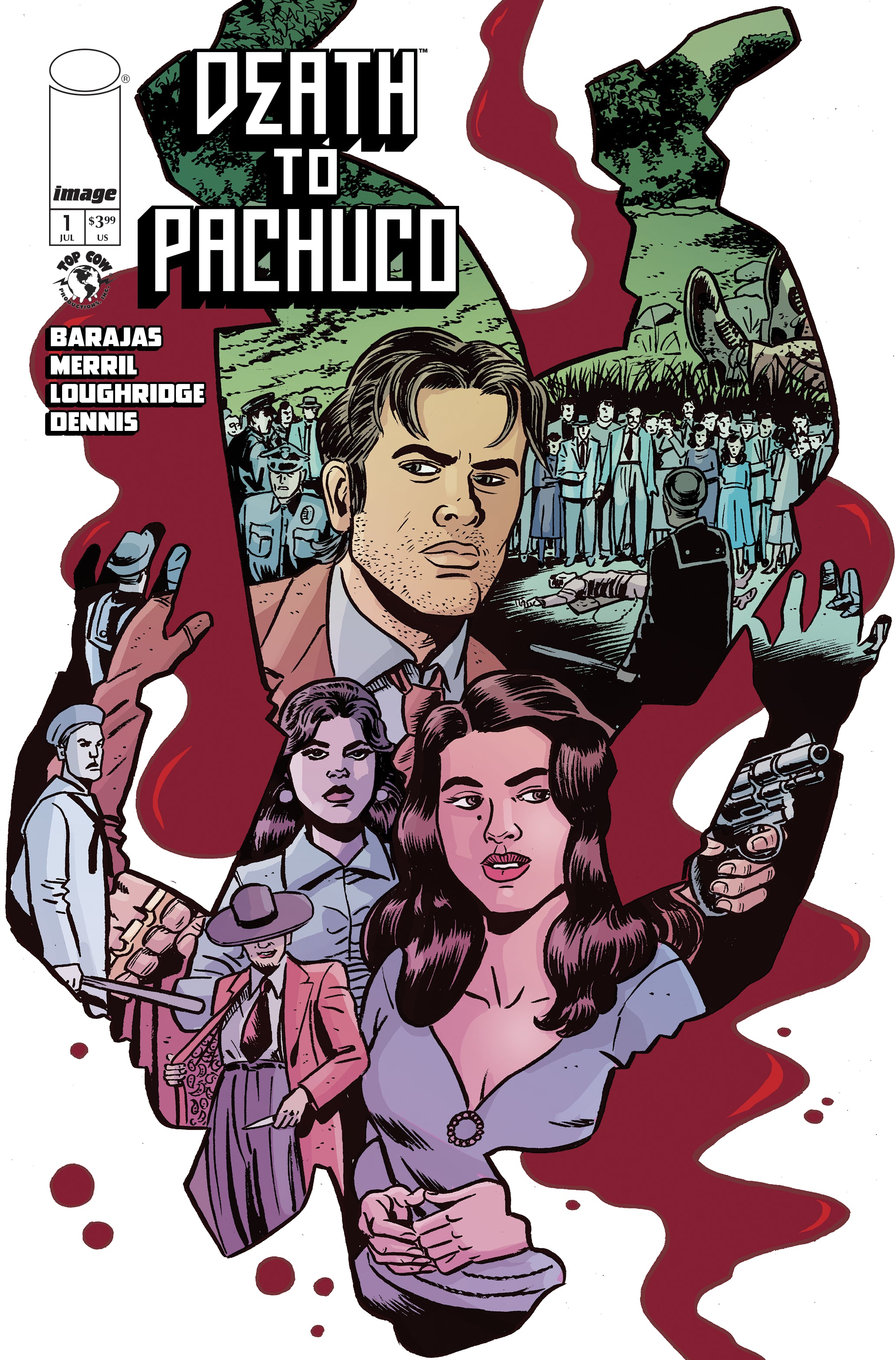 DEATH TO PACHUCO #1 (OF 5) CVR A DAVID LAPHAM & LEE LOUGHRIDGE