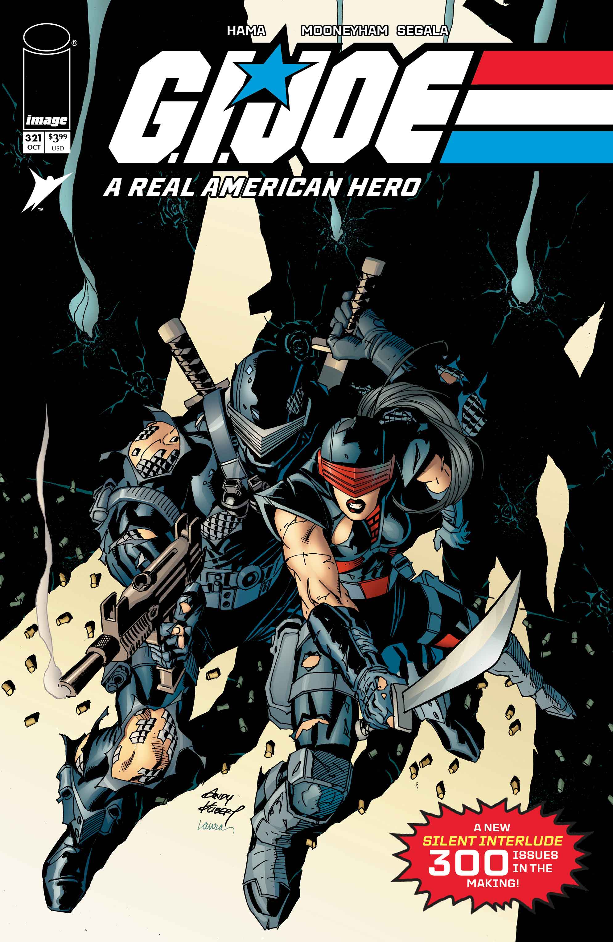 GI JOE A REAL AMERICAN HERO #321 CVR A ANDY KUBERT & LAURA MARTIN
