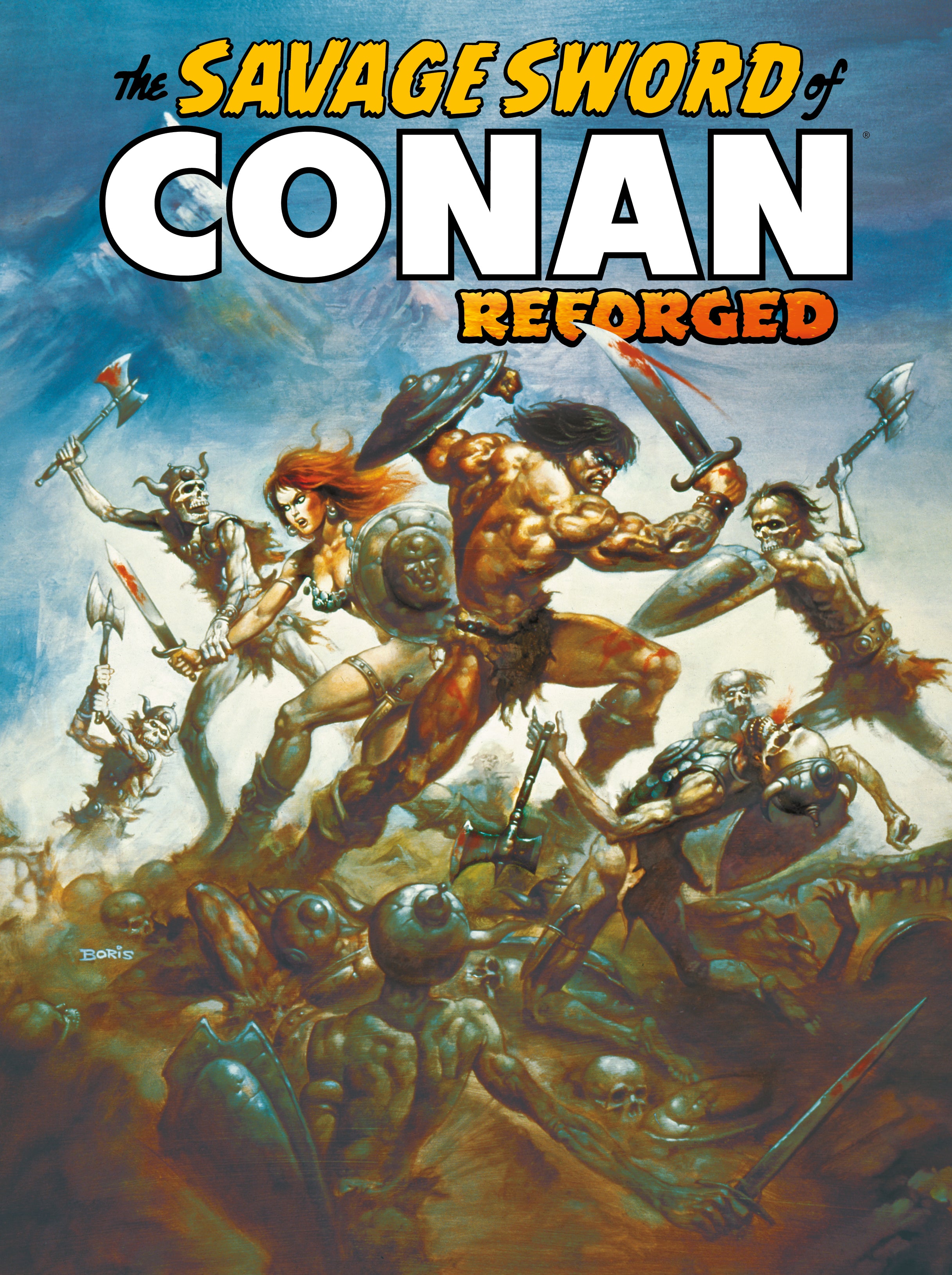 SAVAGE SWORD OF CONAN REFORGED #1 (OF 4) CVR B BORIS VALLEJO VAR