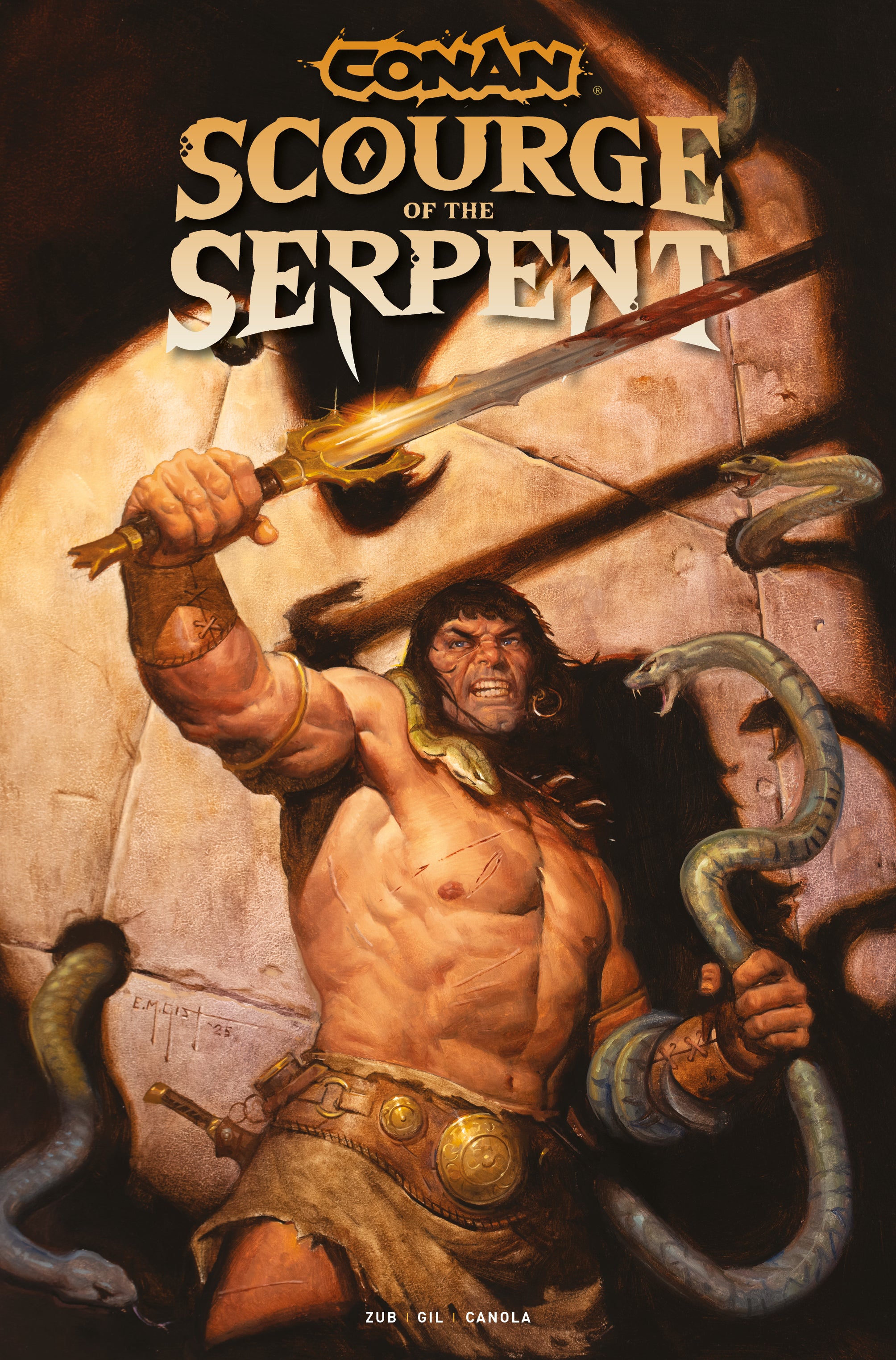 CONAN THE BARBARIAN SCOURGE OF THE SERPENT #2 (OF 4) CVR A EM GIST
