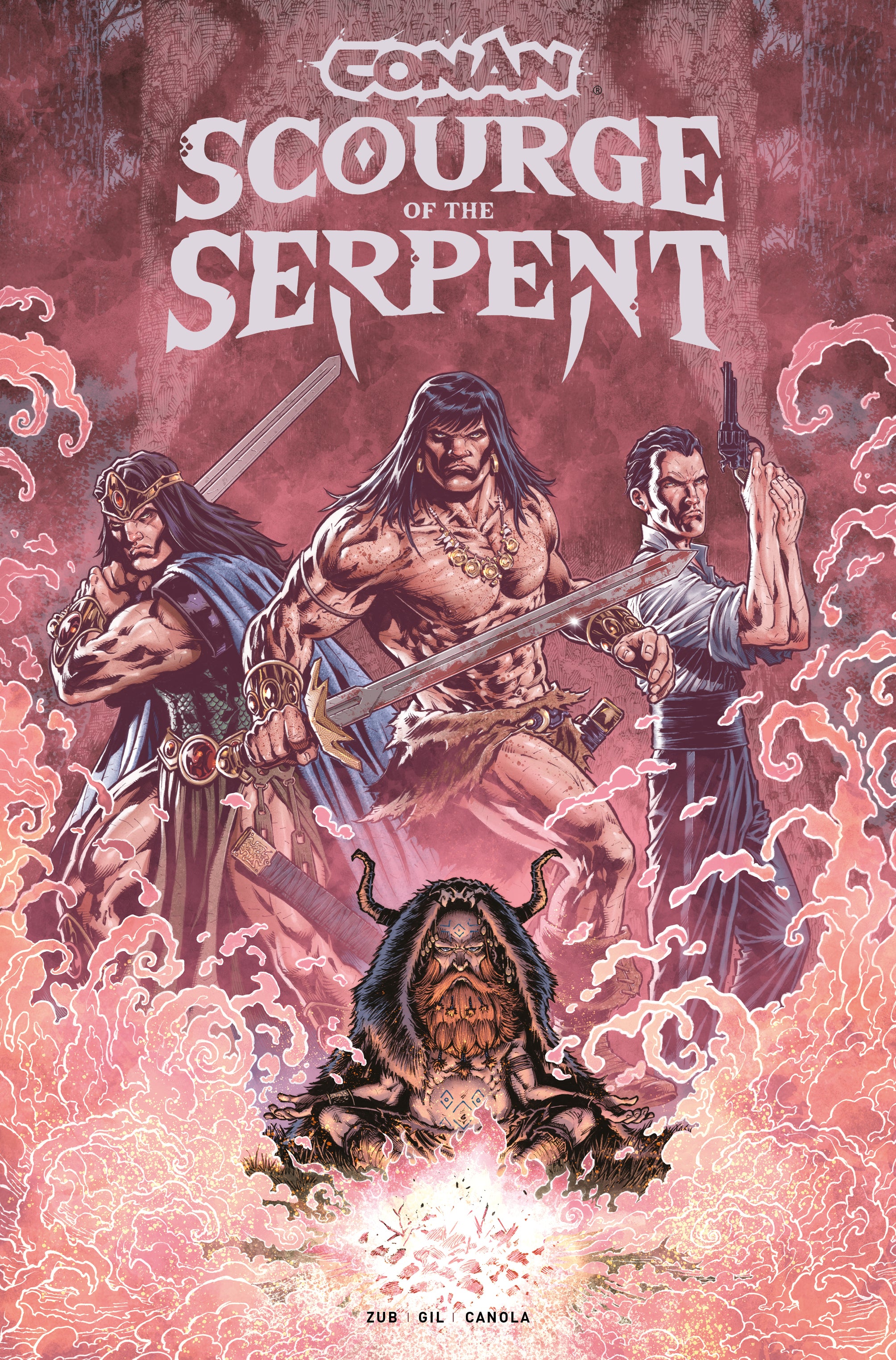 CONAN THE BARBARIAN SCOURGE OF THE SERPENT #2 (OF 4) CVR D IAN CHURCHILL VAR