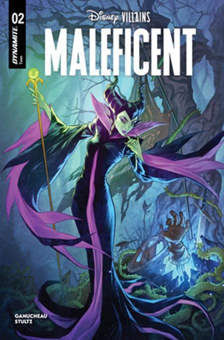 DISNEY VILLAINS MALEFICENT #2 CVR B ELLERY SANTOS VAR