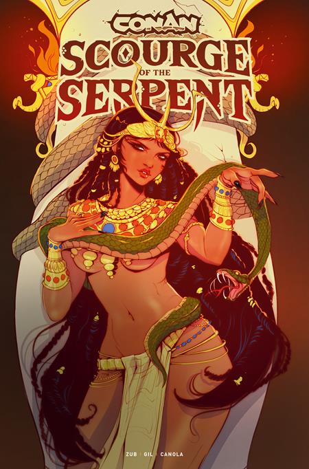CONAN THE BARBARIAN SCOURGE OF THE SERPENT #3 (OF 4) CVR D ASHLEIGH IZIENICKI VAR