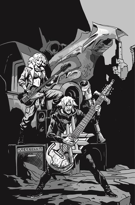 LOST FANTASY #14 CVR D EMMANUEL GERVASONI CARDSTOCK CONCERT B&W VAR