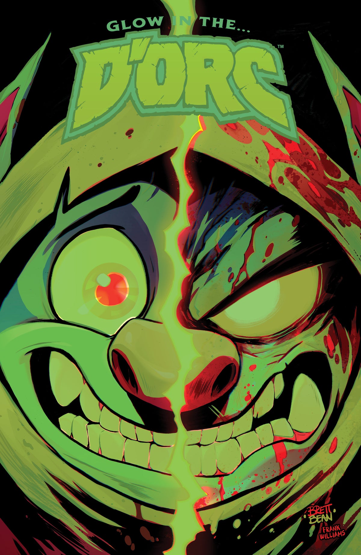 DORC #1 8TH PTG GLOW IN THE DORC comic book cover