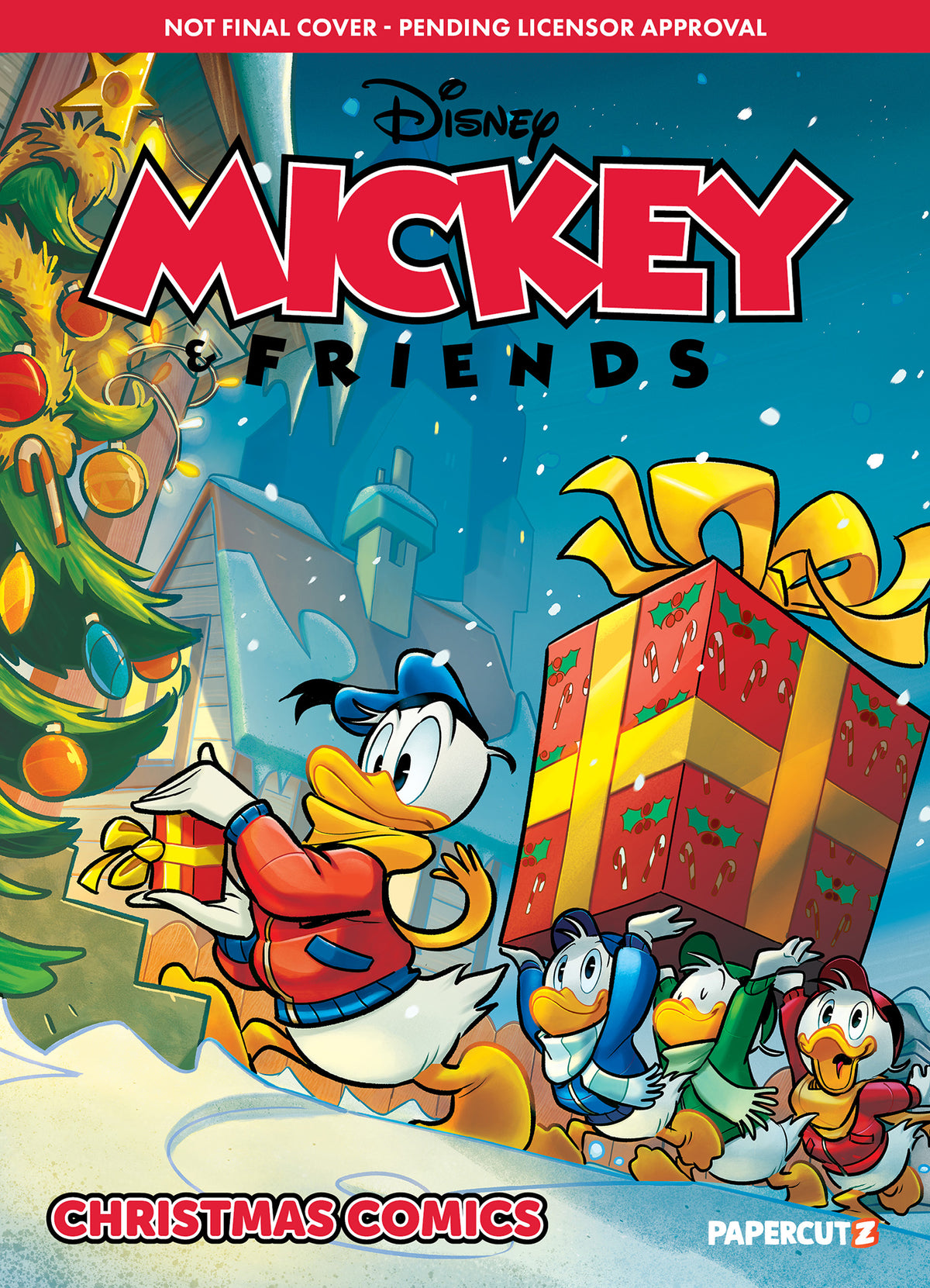 DISNEY MICKEY AND FRIENDS CHRISTMAS COMICS HC graphic novel cover