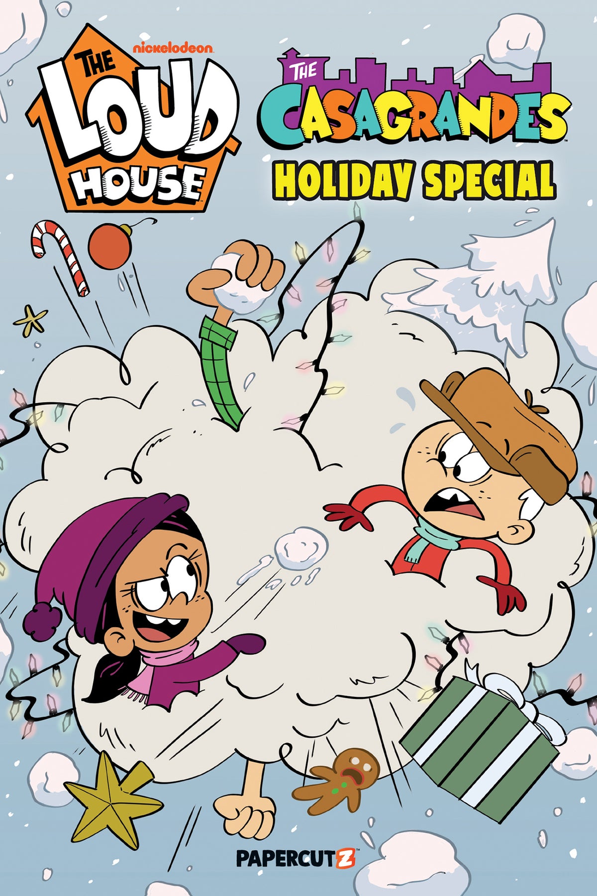 LOUD HOUSE X THE CASAGRANDES HOLIDAY SPECIAL TP graphic novel cover