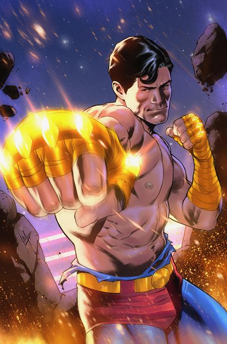 DC K.O. SUPERMAN VS CAPTAIN ATOM #1 (ONE SHOT) CVR C LUCAS MEYER CARD STOCK VAR