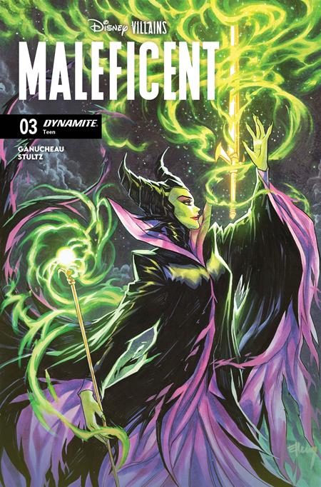 DISNEY VILLAINS MALEFICENT #3 CVR B ELLERY VAR